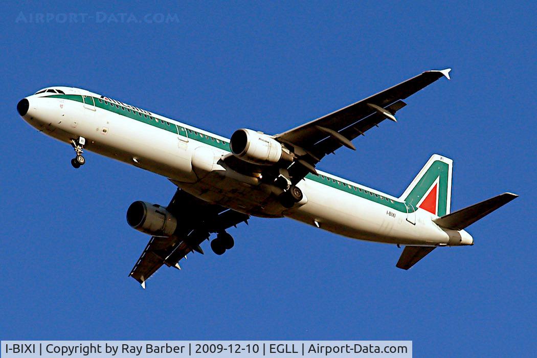 I-BIXI, 1994 Airbus A321-112 C/N 494, Airbus A321-112 [0494] (Alitalia) Home~G 10/12/2009.