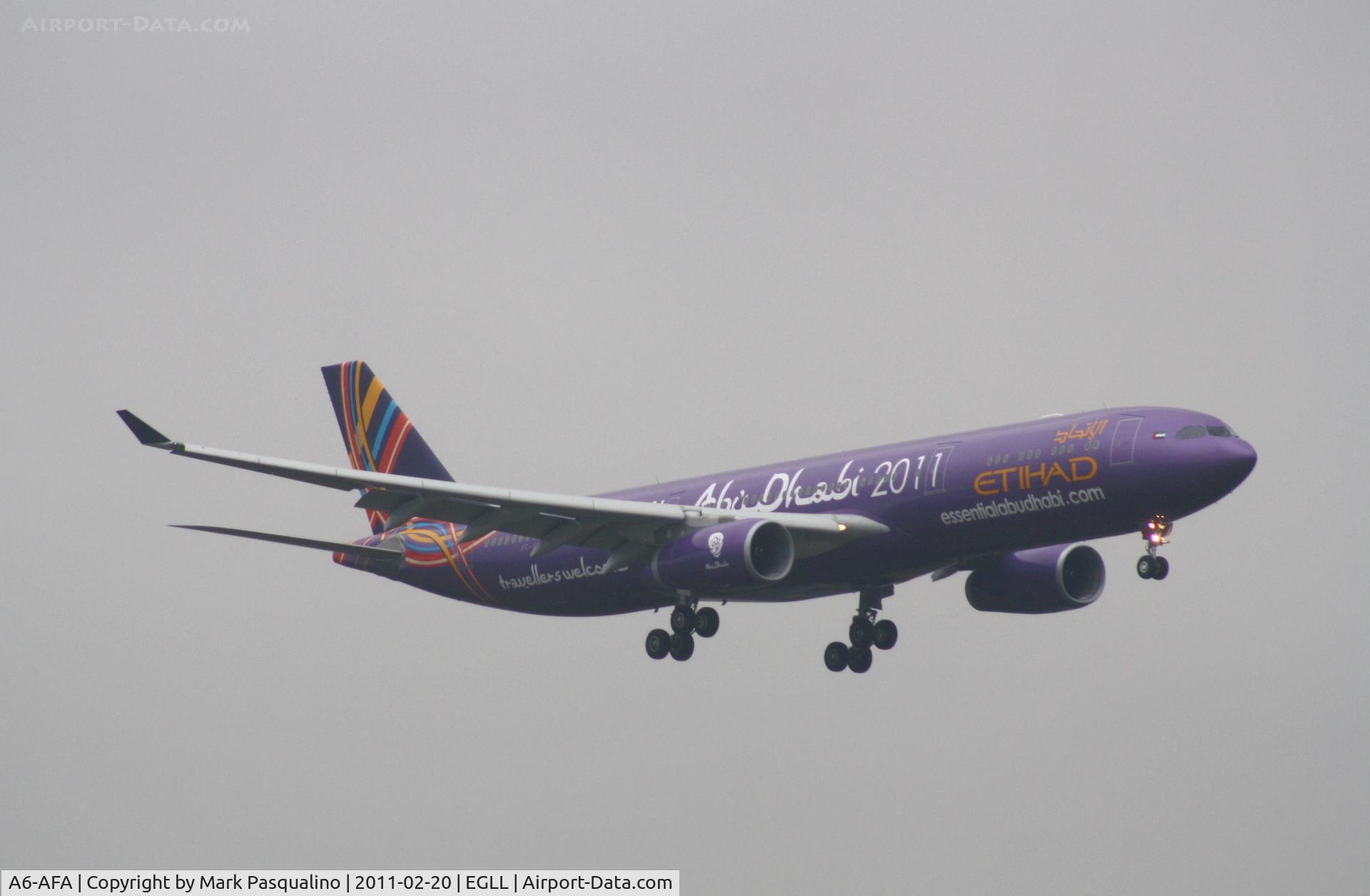 A6-AFA, 2009 Airbus A330-343X C/N 1071, Airbus A330-300