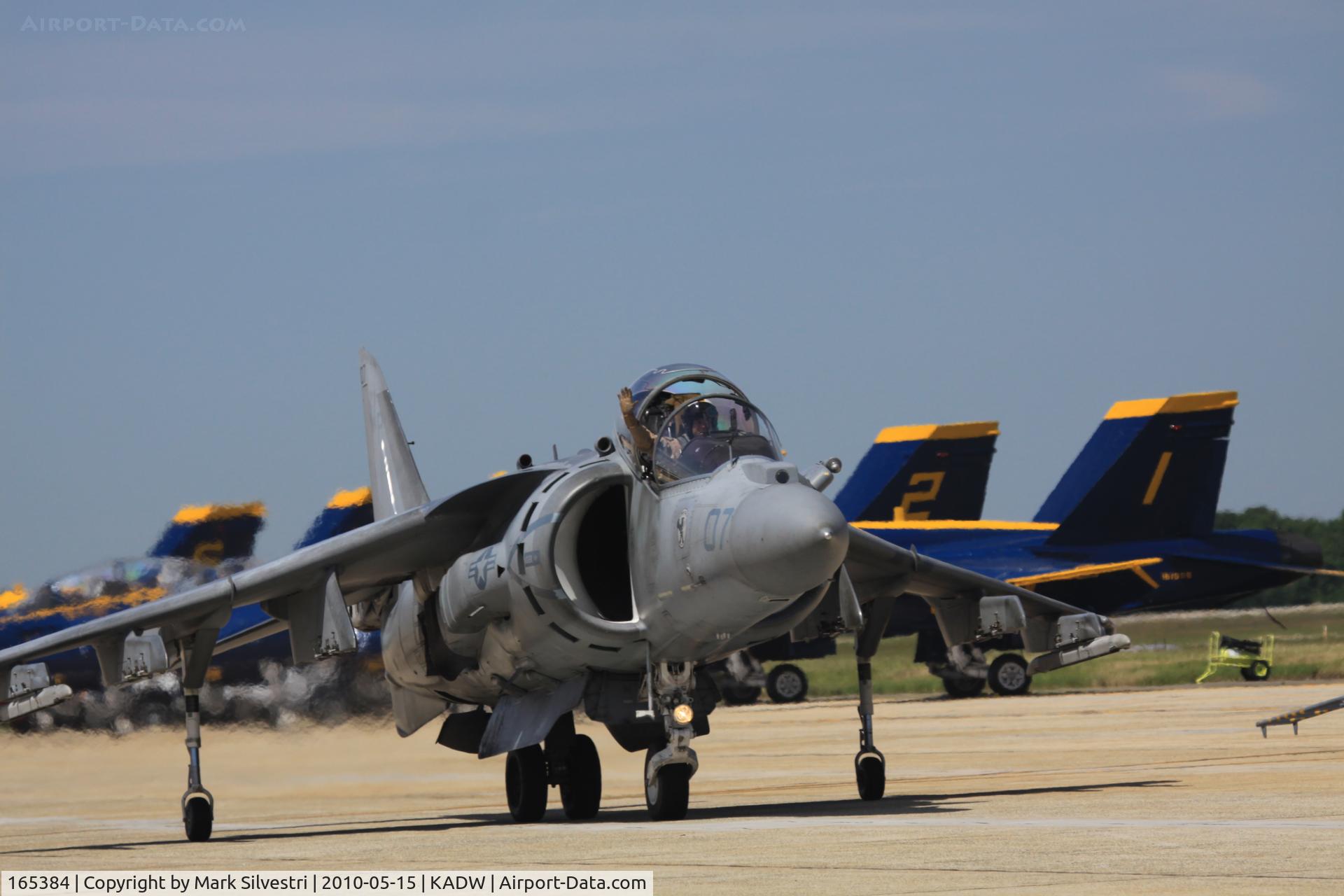 165384, Boeing AV-8B+(R)-26-MC Harrier II Plus C/N B279, Joint Base Andrews 2010