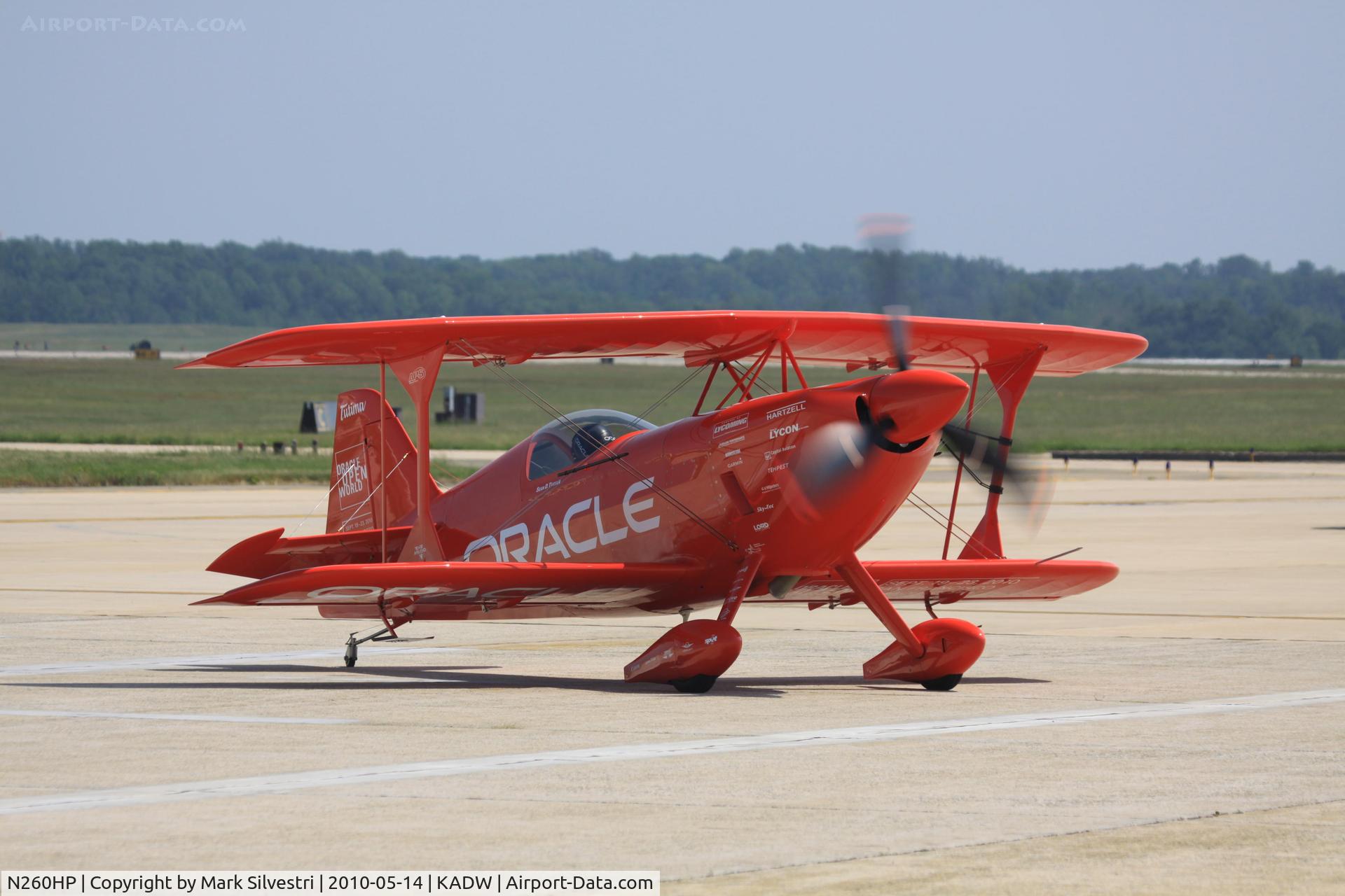 N260HP, 2010 Aviat Pitts S-1S C/N 0001, Joint Base Andrews 2010 - Sean D. Tucker
