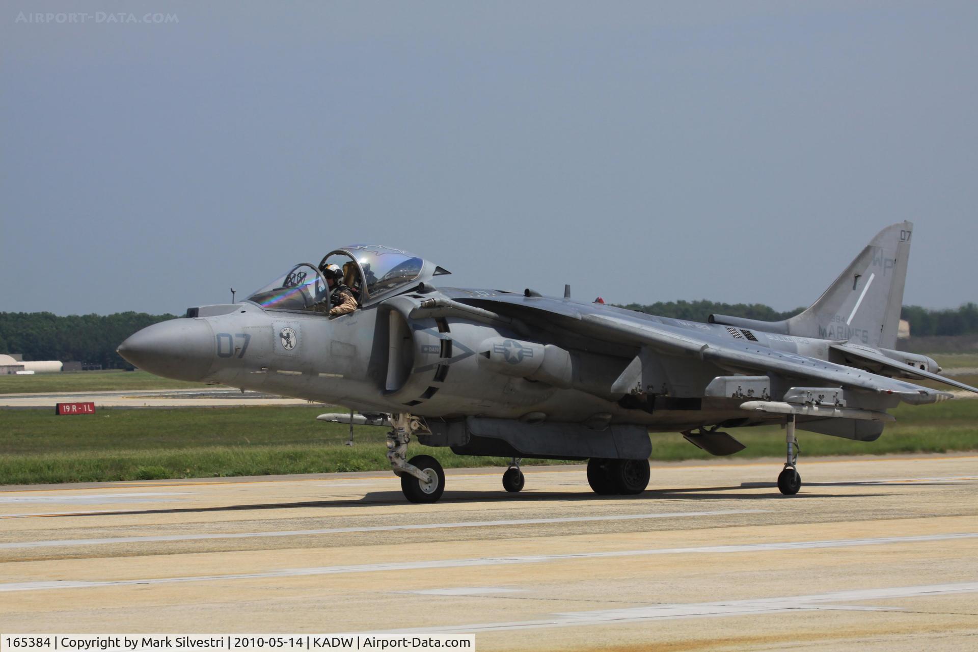 165384, Boeing AV-8B+(R)-26-MC Harrier II Plus C/N B279, Joint Base Andrews 2010