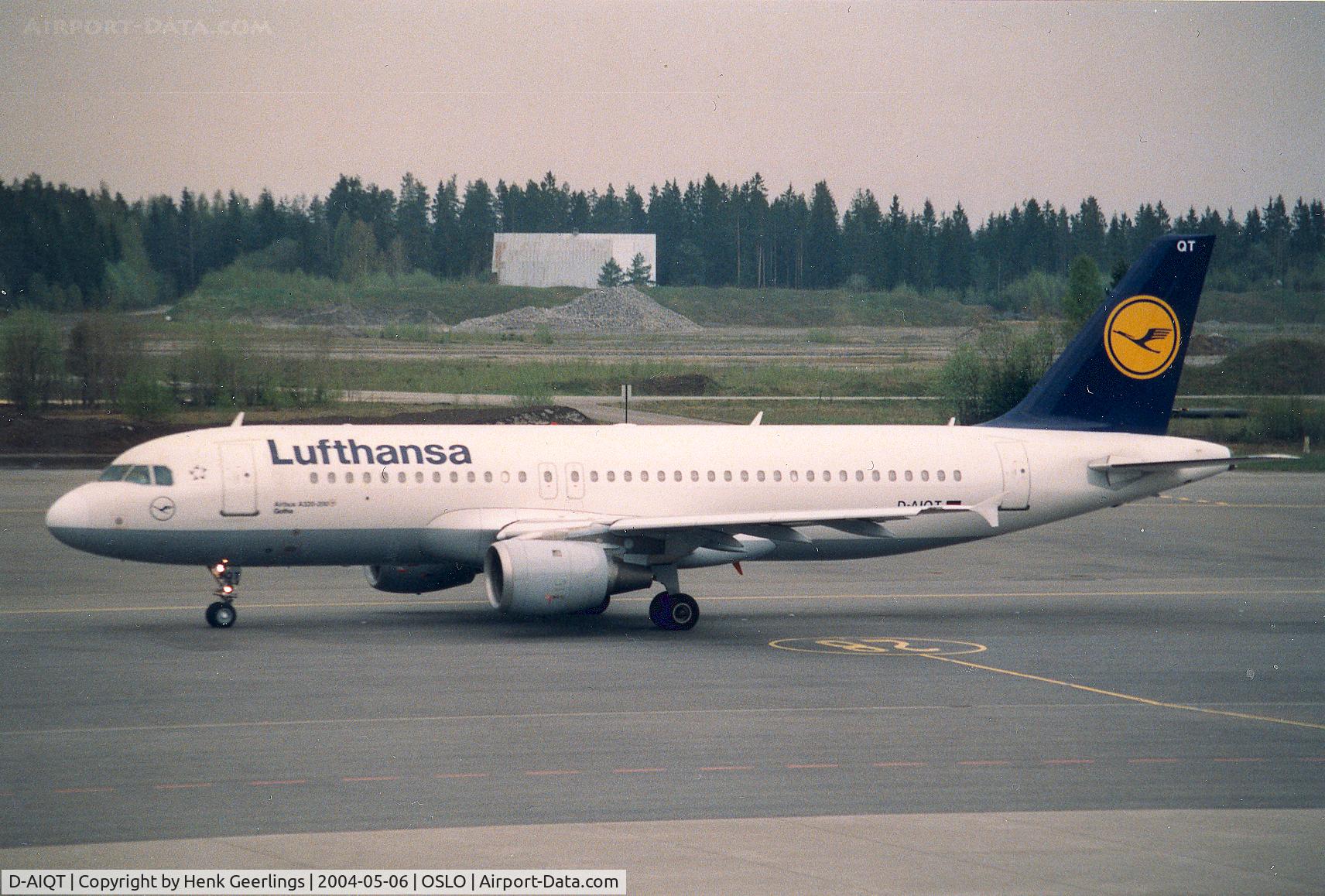 D-AIQT, 2000 Airbus A320-211 C/N 1337, Lufthansa