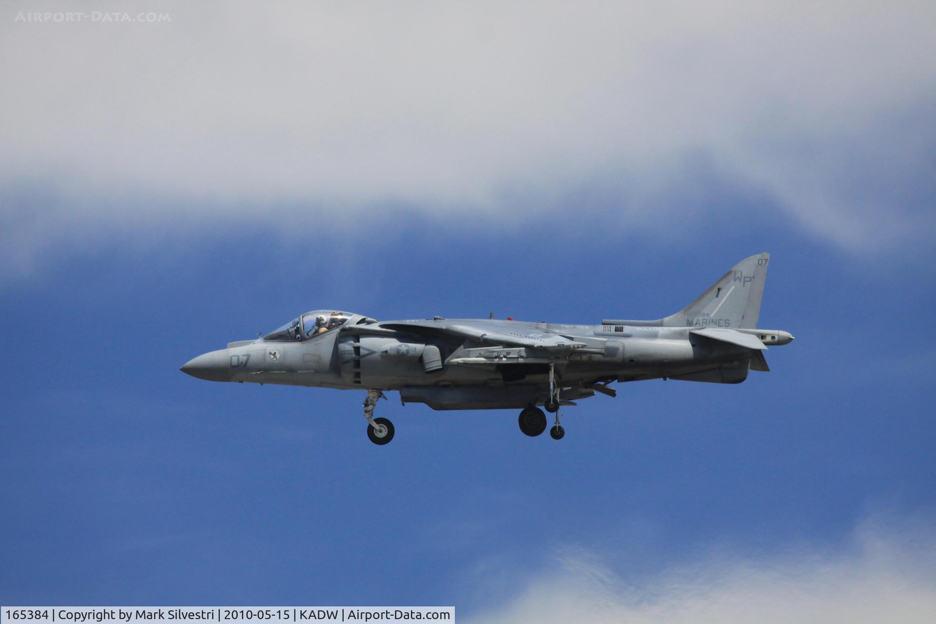 165384, Boeing AV-8B+(R)-26-MC Harrier II Plus C/N B279, Joint Base Andrews 2010