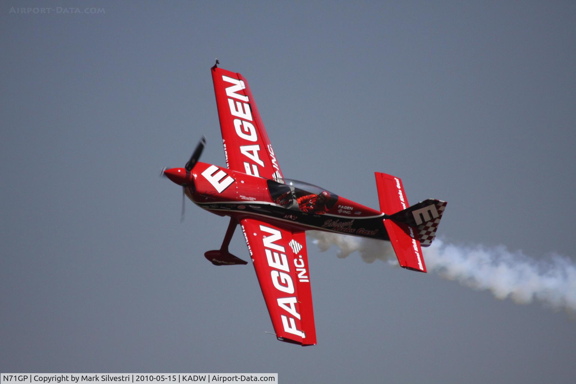 N71GP, 2007 MX Aircraft MX2 C/N 5, Joint Base Andrews 2010 - Greg Poe