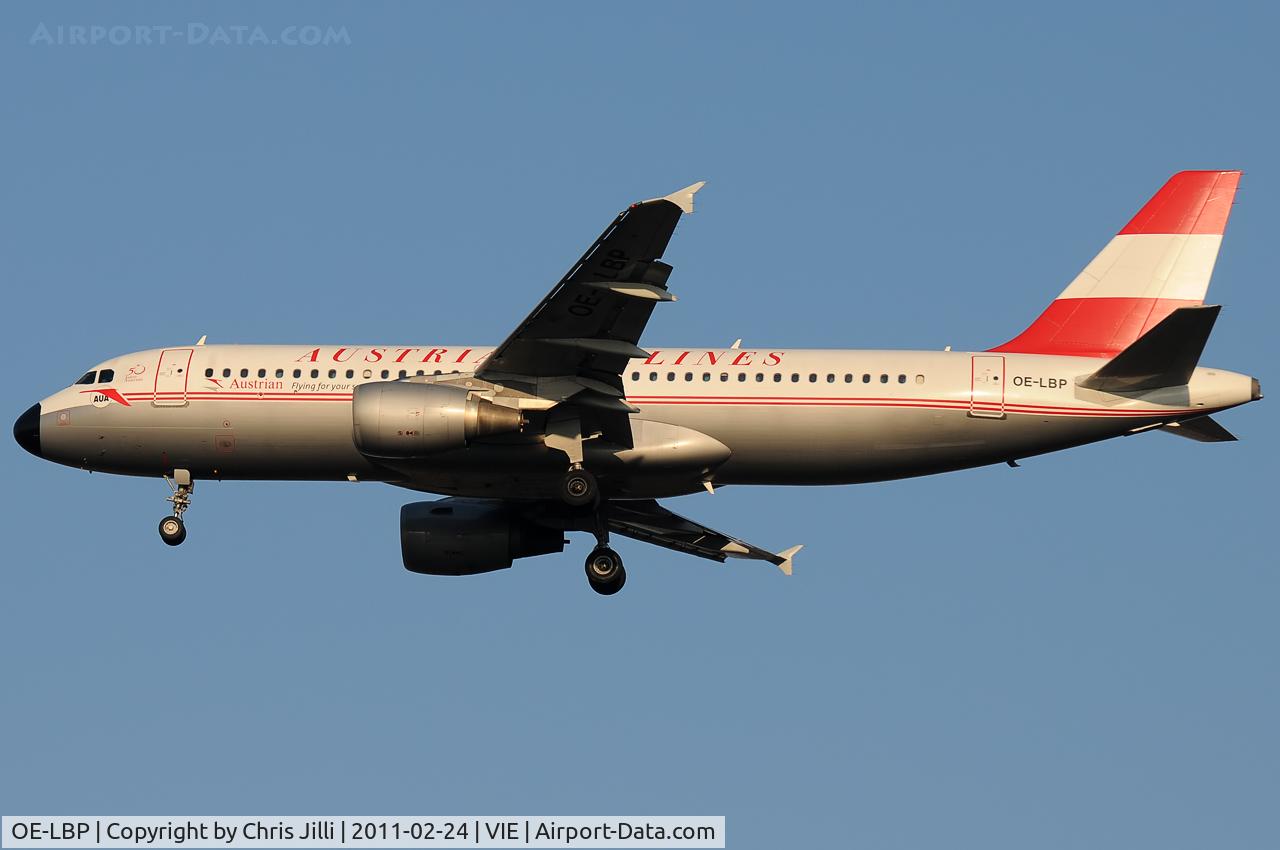 OE-LBP, 1998 Airbus A320-214 C/N 797, AUA