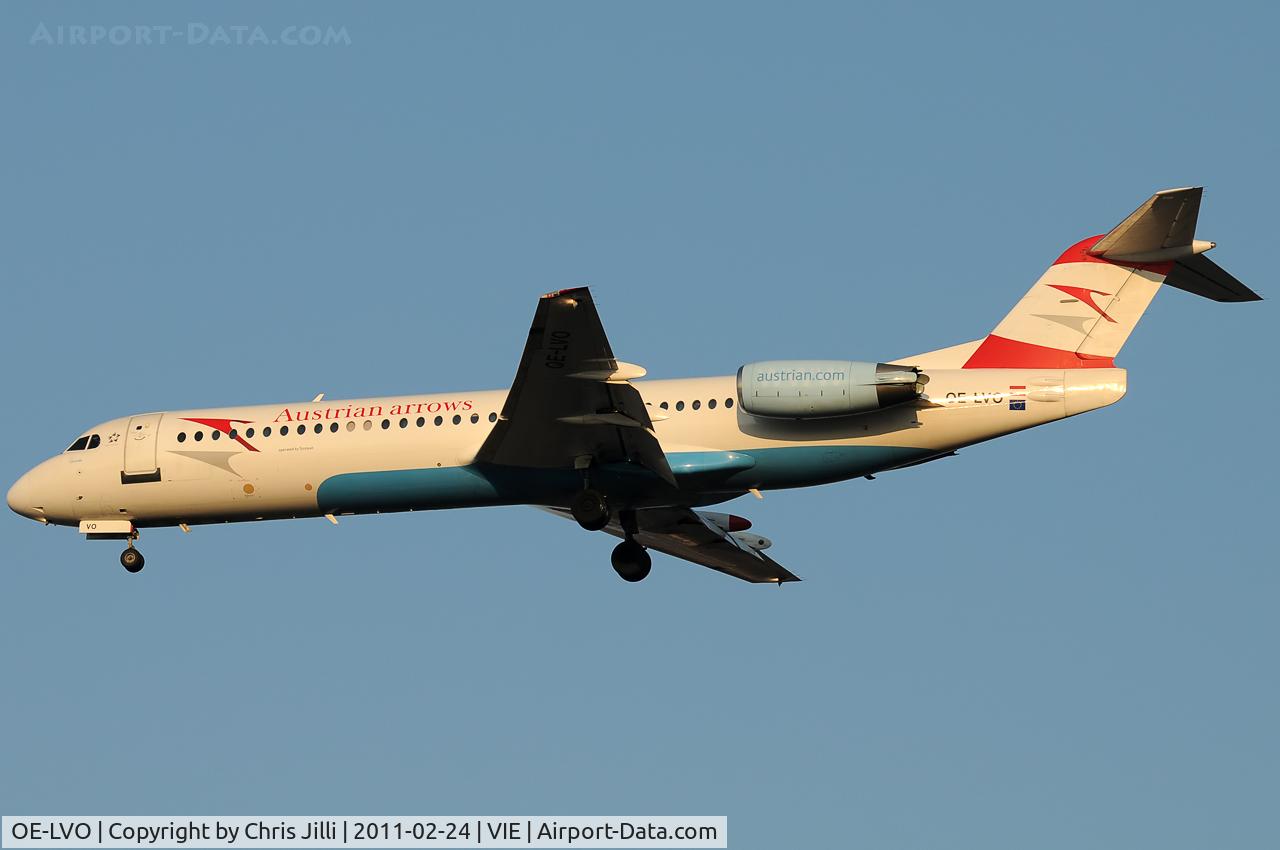 OE-LVO, 1993 Fokker 100 (F-28-0100) C/N 11460, TYR