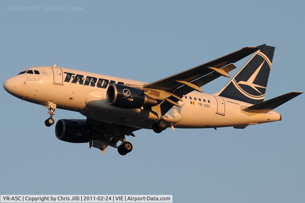 YR-ASC, 2007 Airbus A318-121 C/N 3220, ROT