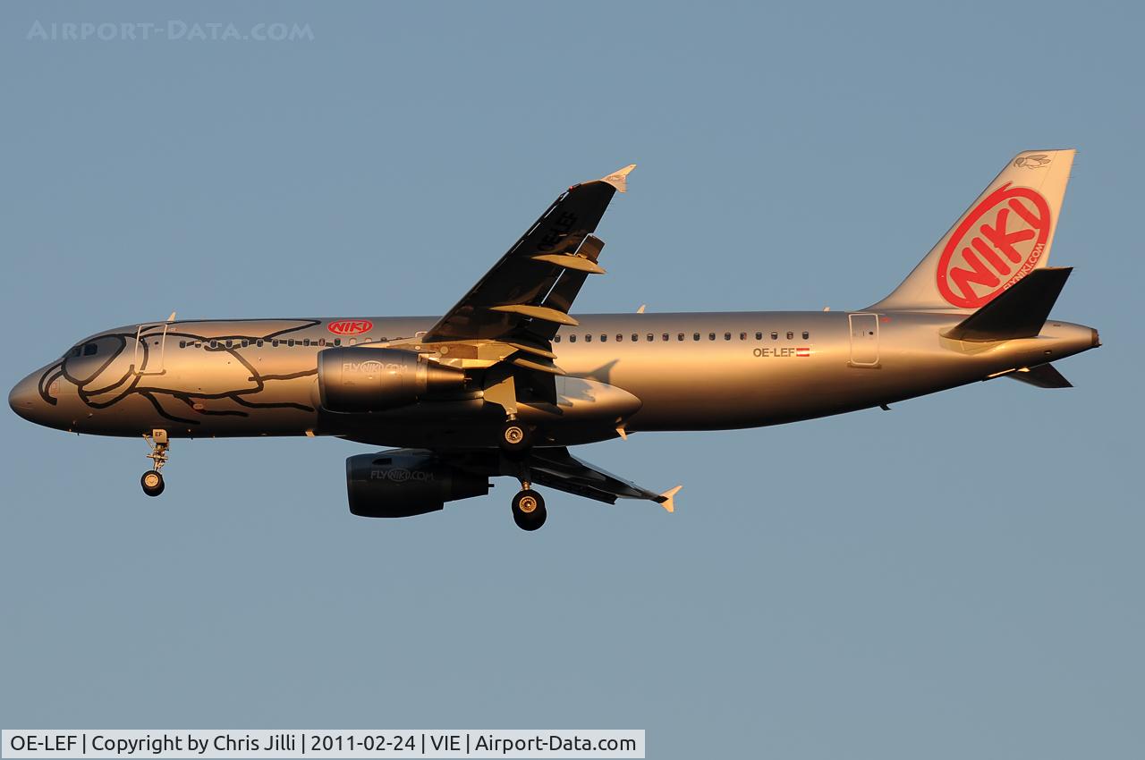 OE-LEF, 2010 Airbus A320-214 C/N 4368, NLY