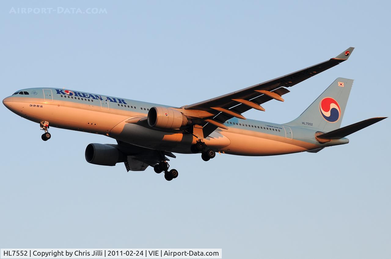 HL7552, 1999 Airbus A330-223 C/N 258, KAL