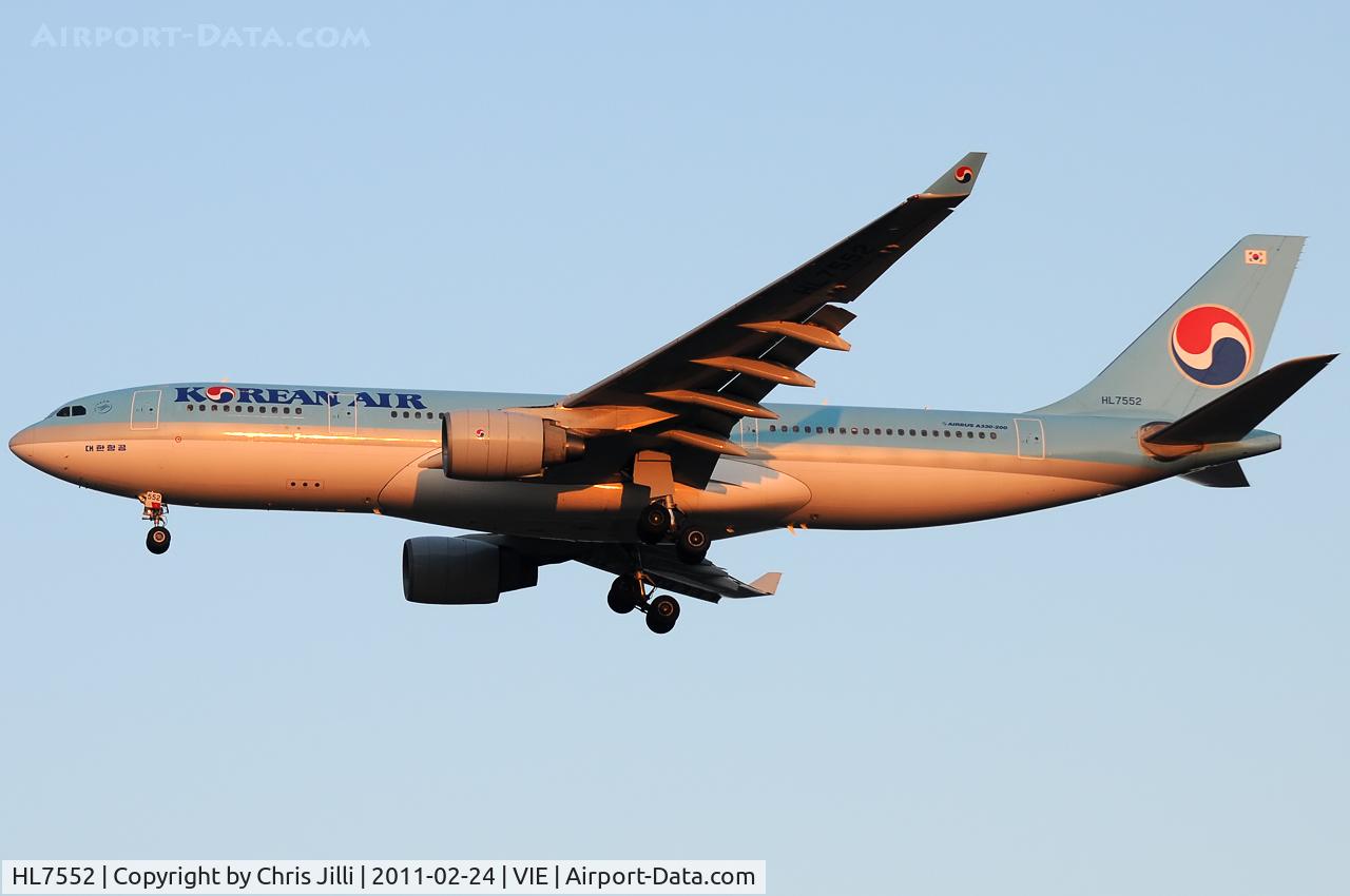 HL7552, 1999 Airbus A330-223 C/N 258, KAL