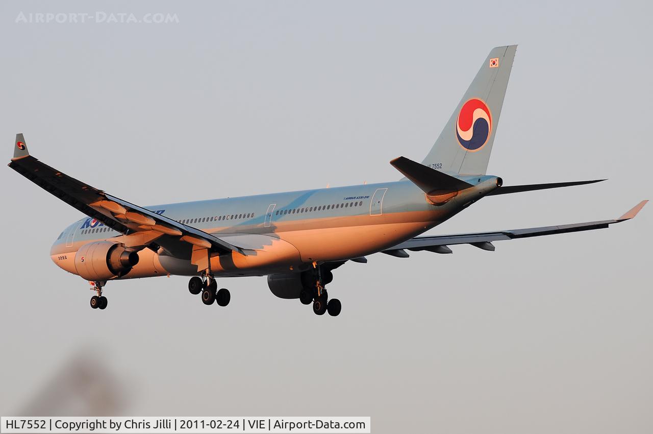 HL7552, 1999 Airbus A330-223 C/N 258, KAL