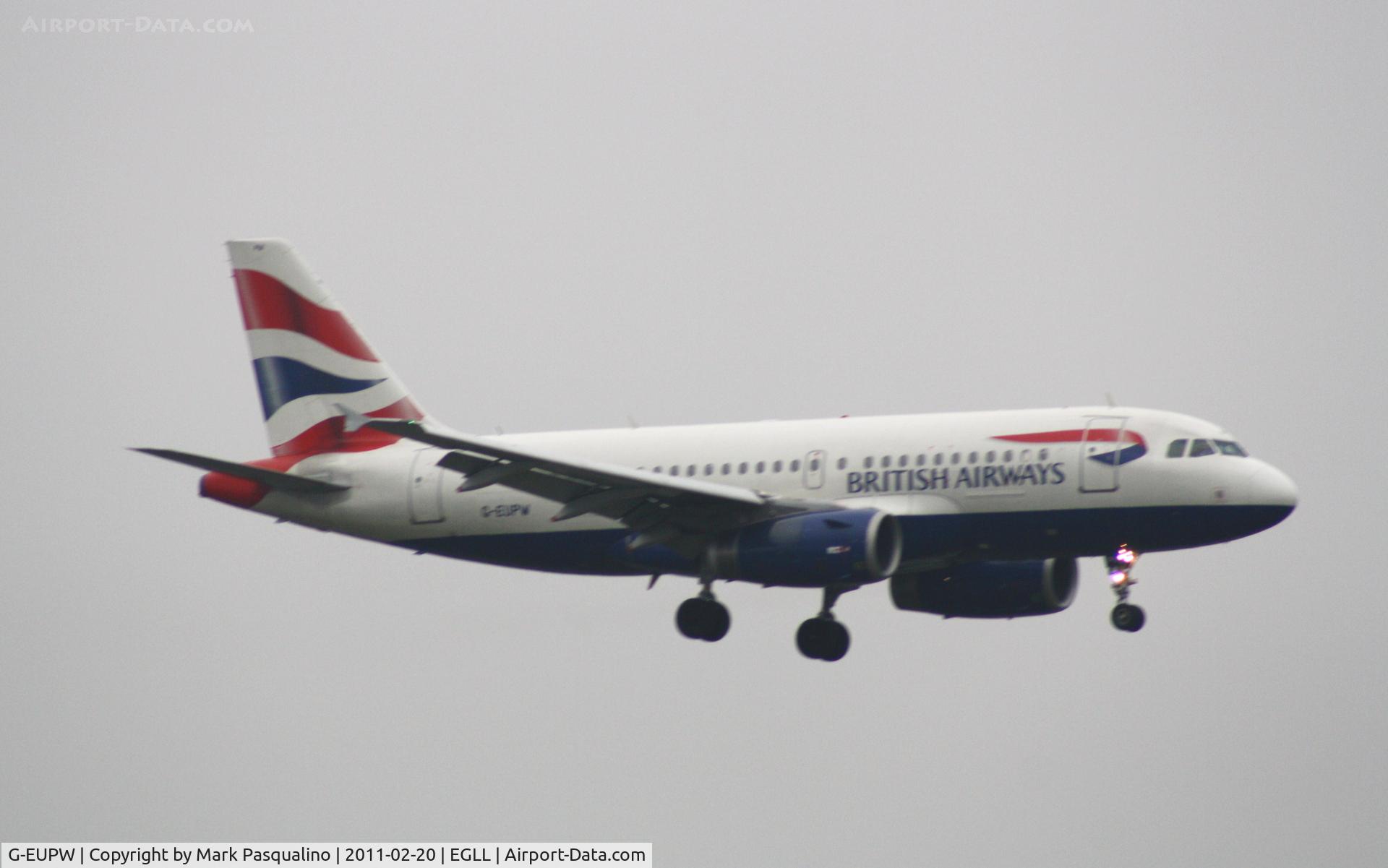 G-EUPW, 2001 Airbus A319-131 C/N 1440, Airbus A319