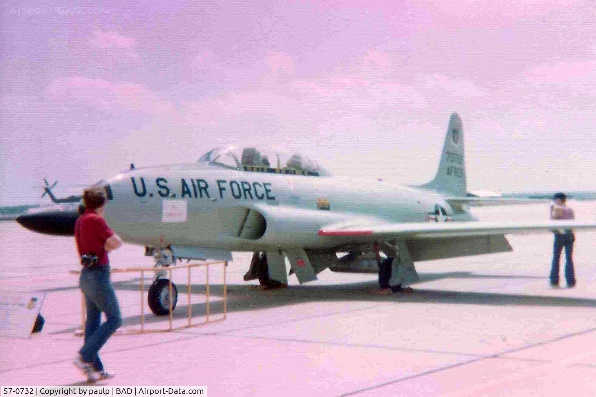 57-0732, 1957 Lockheed T-33A Shooting Star C/N 580-1461, Barksdale Air Force Base 