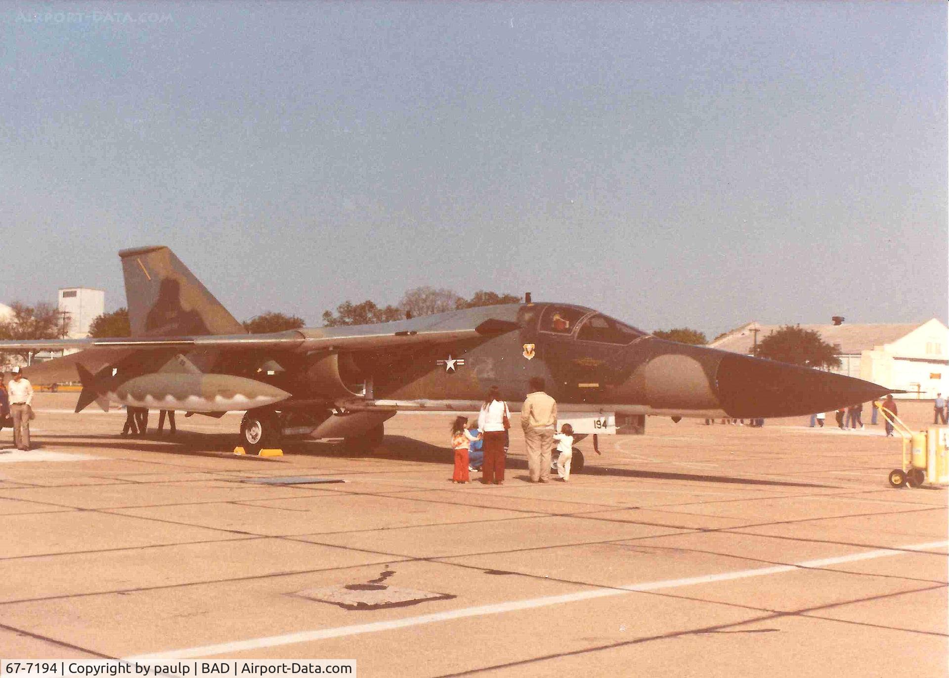 67-7194, 1967 General Dynamics FB-111A Aardvark C/N B1-8, Barksdale Air Force Base 