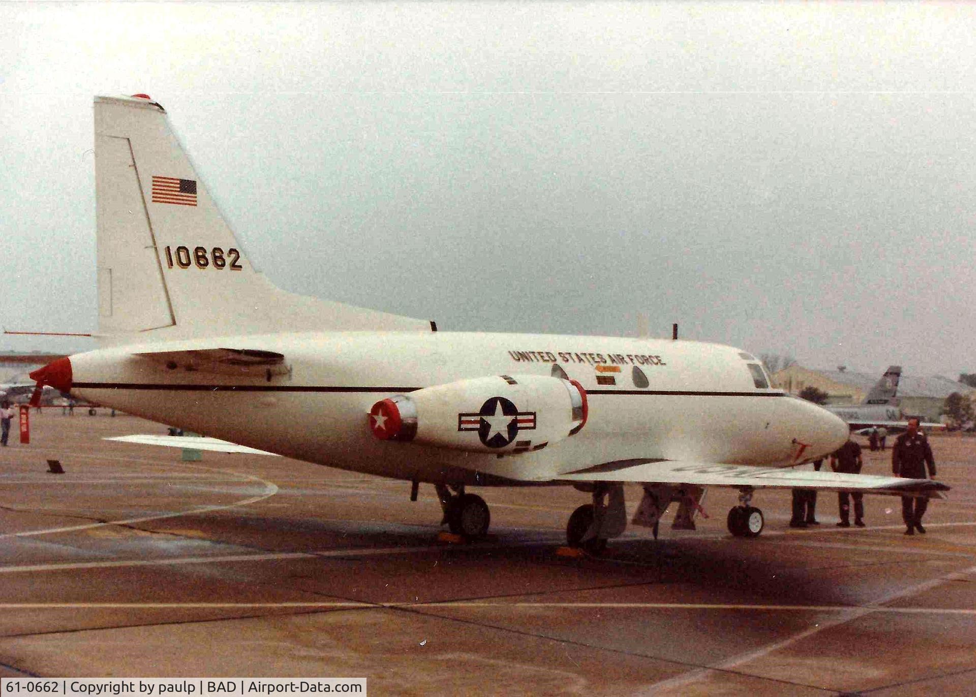 61-0662, 1961 North American CT-39A Sabreliner C/N 265-65, Barksdale Air Force Base 