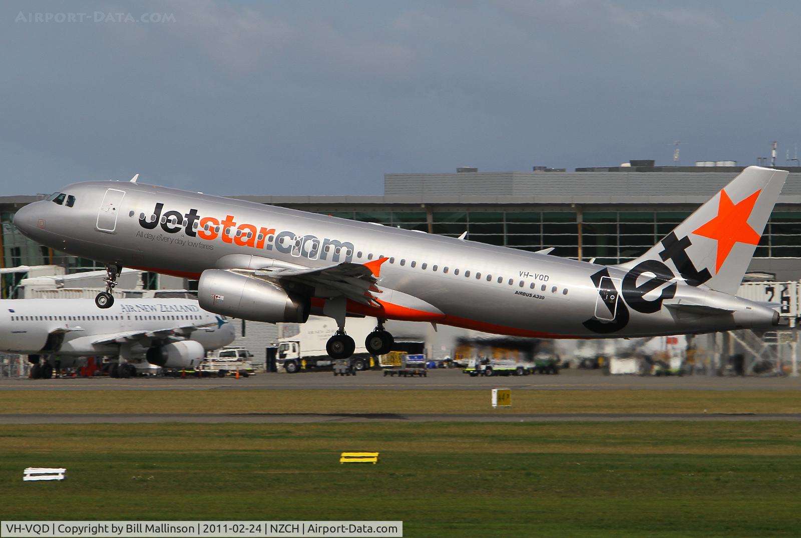 VH-VQD, 2008 Airbus A320-232 C/N 3547, away back to Australia