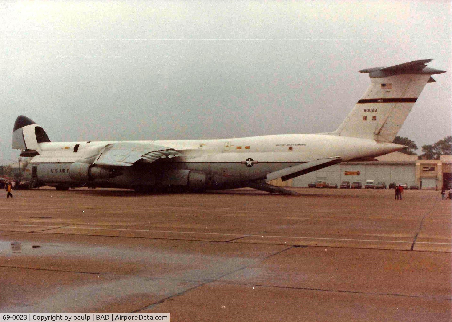 69-0023, 1969 Lockheed C-5A Galaxy C/N 500-0054, Barksdale Air Force Base 