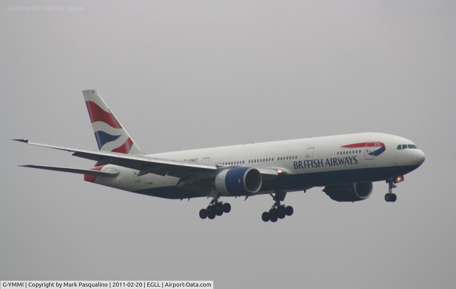 G-YMMI, 2000 Boeing 777-236 C/N 30310, Boeing 777-200