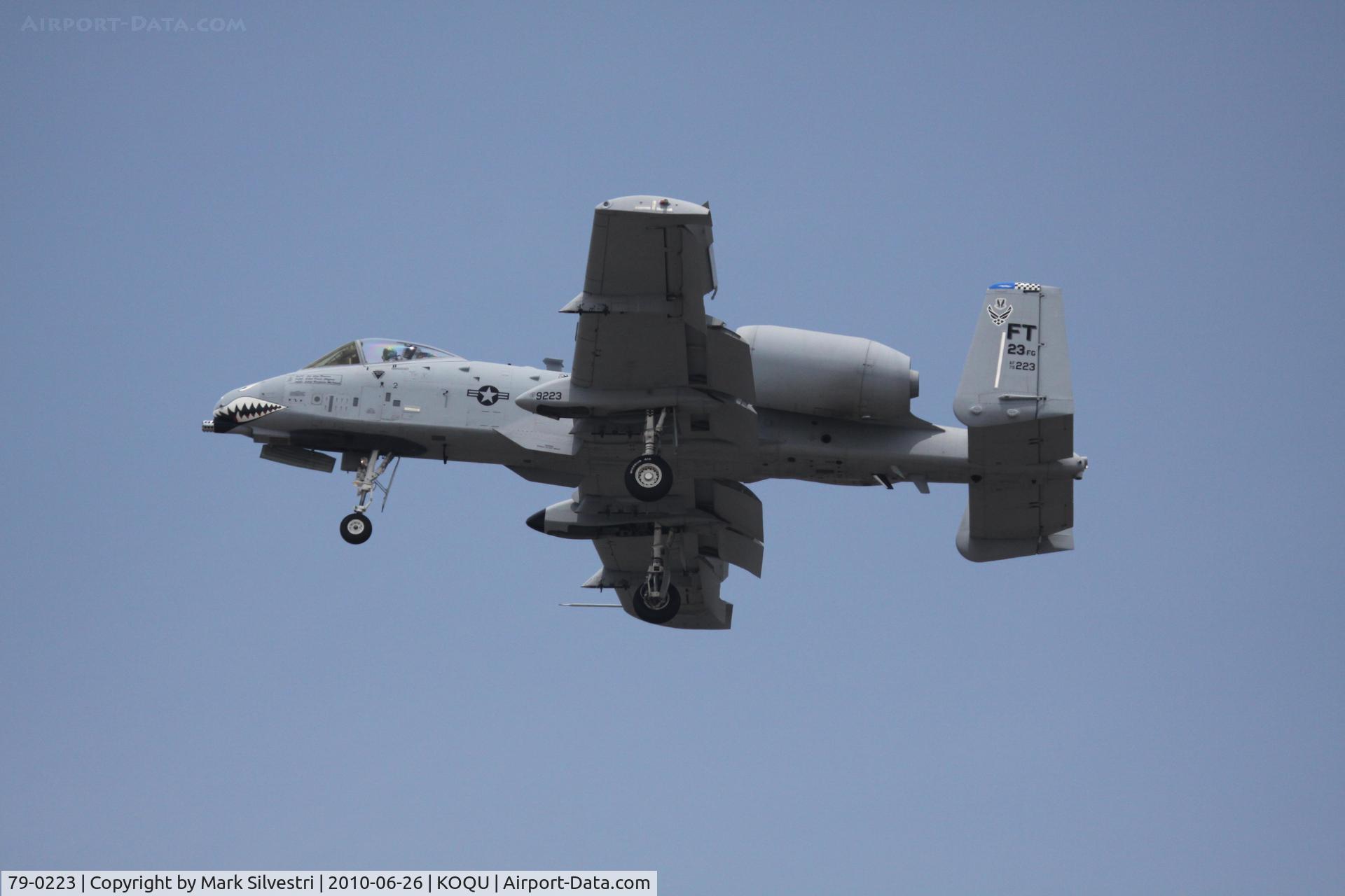 79-0223, 1979 Fairchild Republic A-10A Thunderbolt II C/N A10-0487, Quonset Point, RI 2010