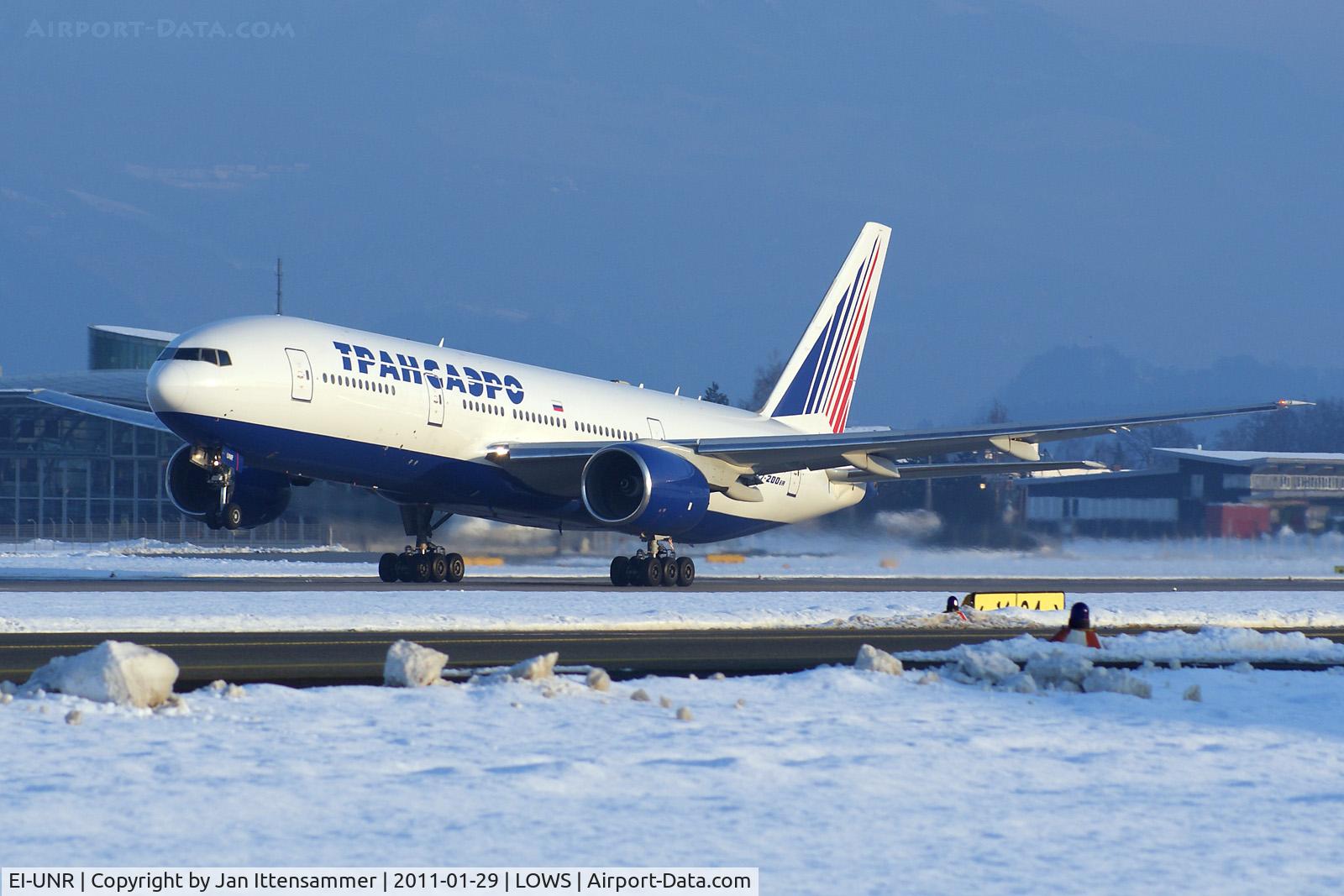 EI-UNR, 1999 Boeing 777-212/ER C/N 28523, Wintercharter @ LOWS