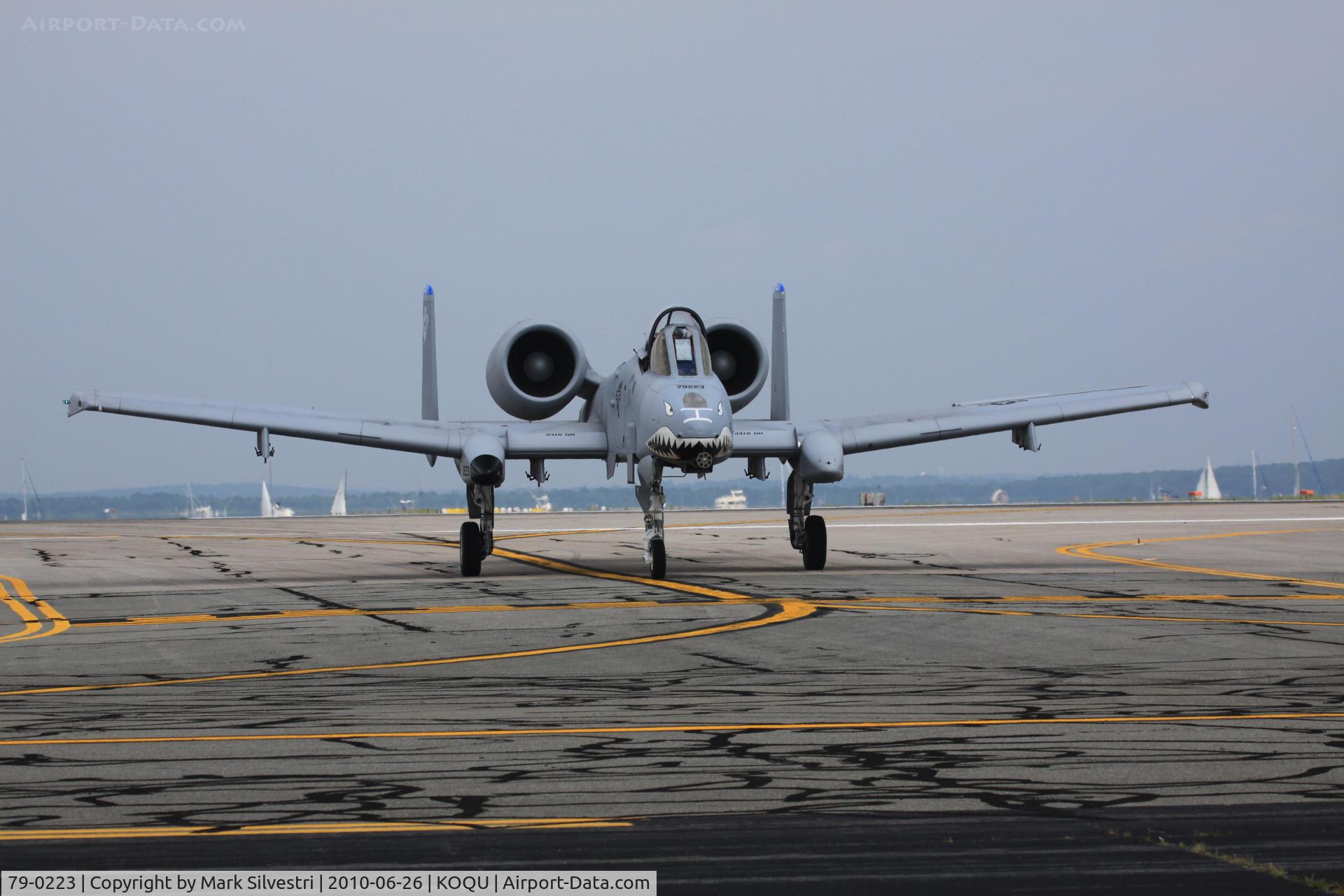 79-0223, 1979 Fairchild Republic A-10A Thunderbolt II C/N A10-0487, Quonset Point, RI 2010