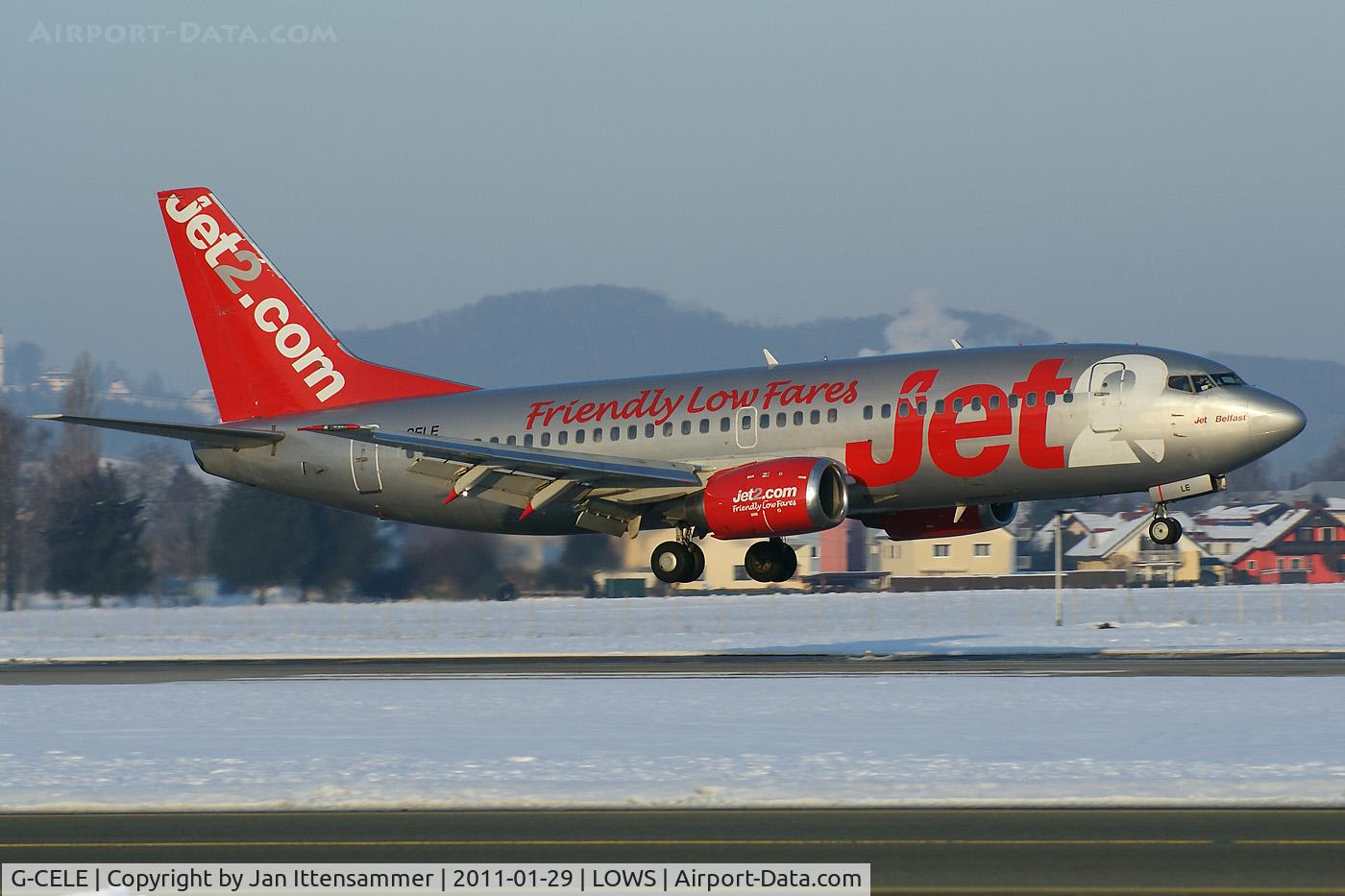 G-CELE, 1988 Boeing 737-33A C/N 24029, Wintercharter @ LOWS