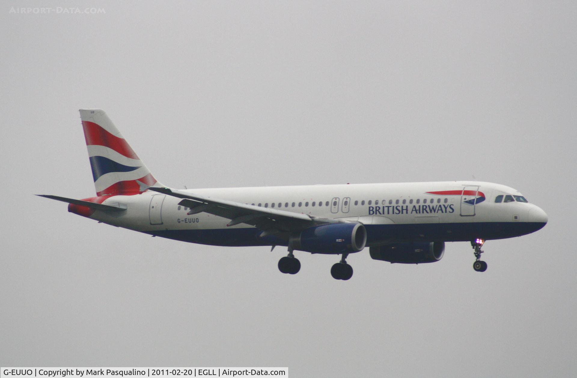 G-EUUO, 2003 Airbus A320-232 C/N 1958, Airbus A320