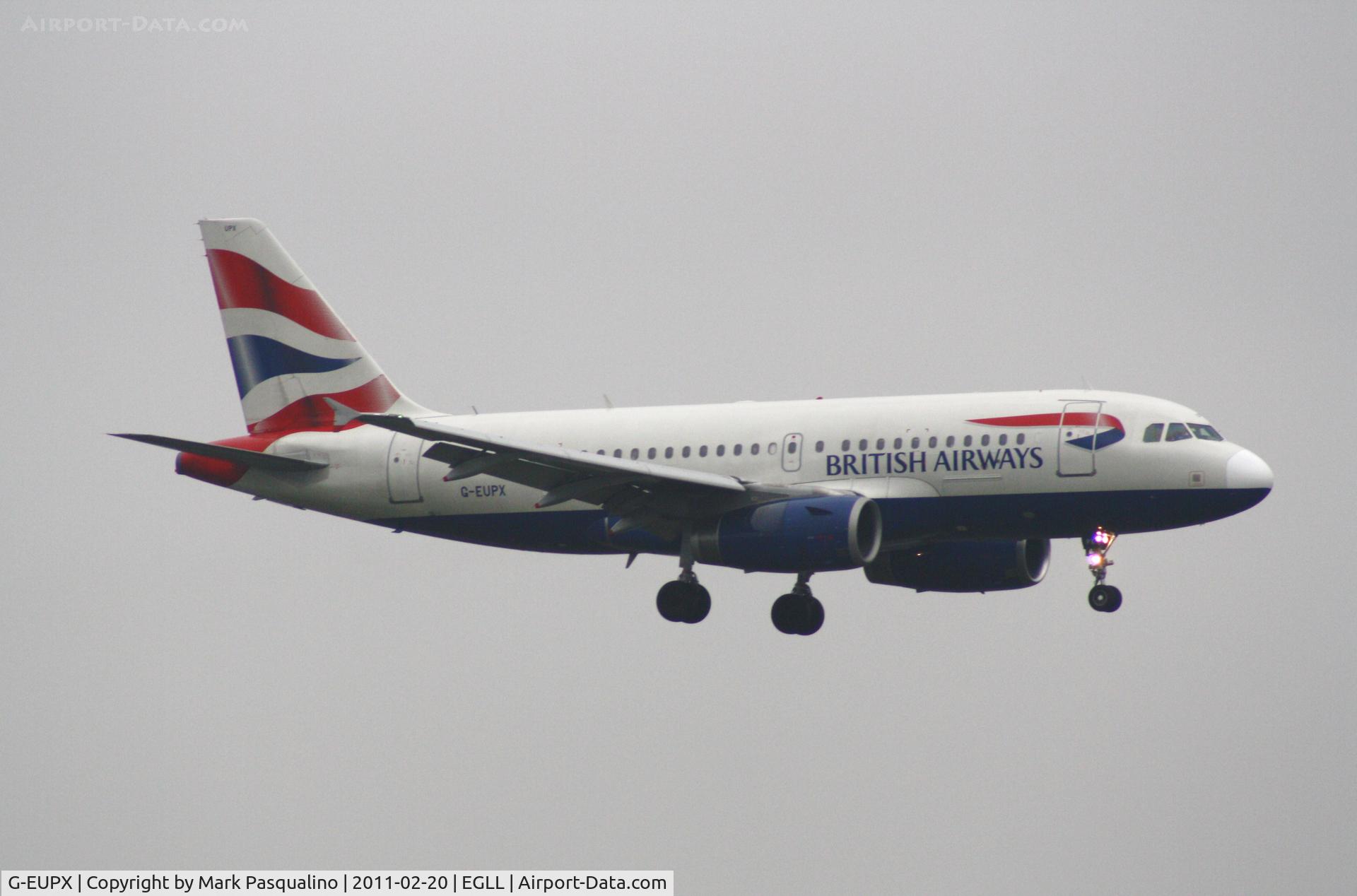 G-EUPX, 2001 Airbus A319-131 C/N 1445, Airbus A319