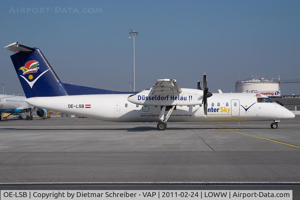 OE-LSB, 1998 De Havilland Canada DHC-8-314Q Dash 8 C/N 525, Intersky Dash 8-300