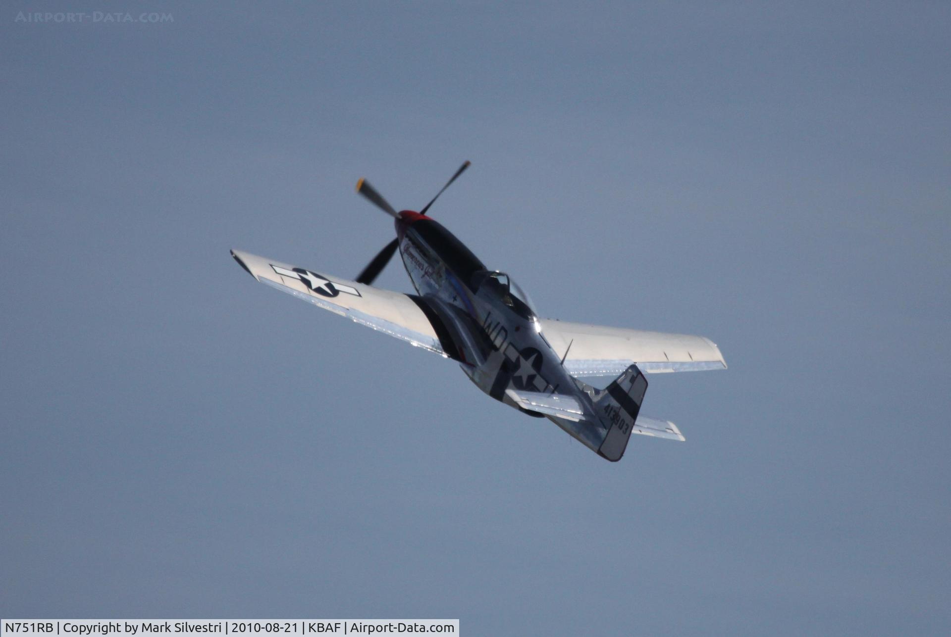 N751RB, 1944 North American P-51D Mustang C/N 44-13903JP, Barnes Municipal Airport, Westfield, MA 2010