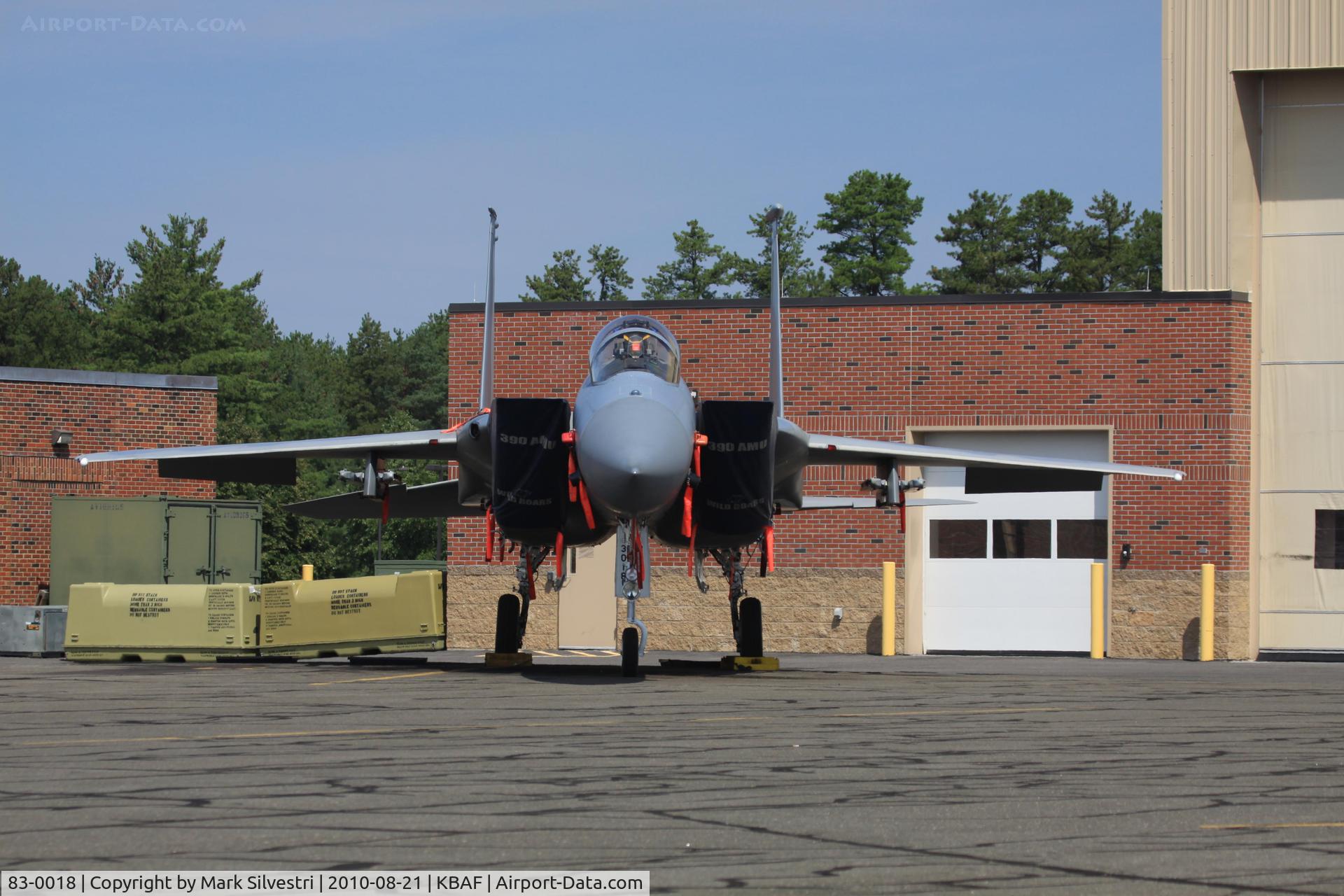 83-0018, 1983 McDonnell Douglas F-15C Eagle C/N 0865/C278, Barnes Municipal Airport, Westfield, MA 2010