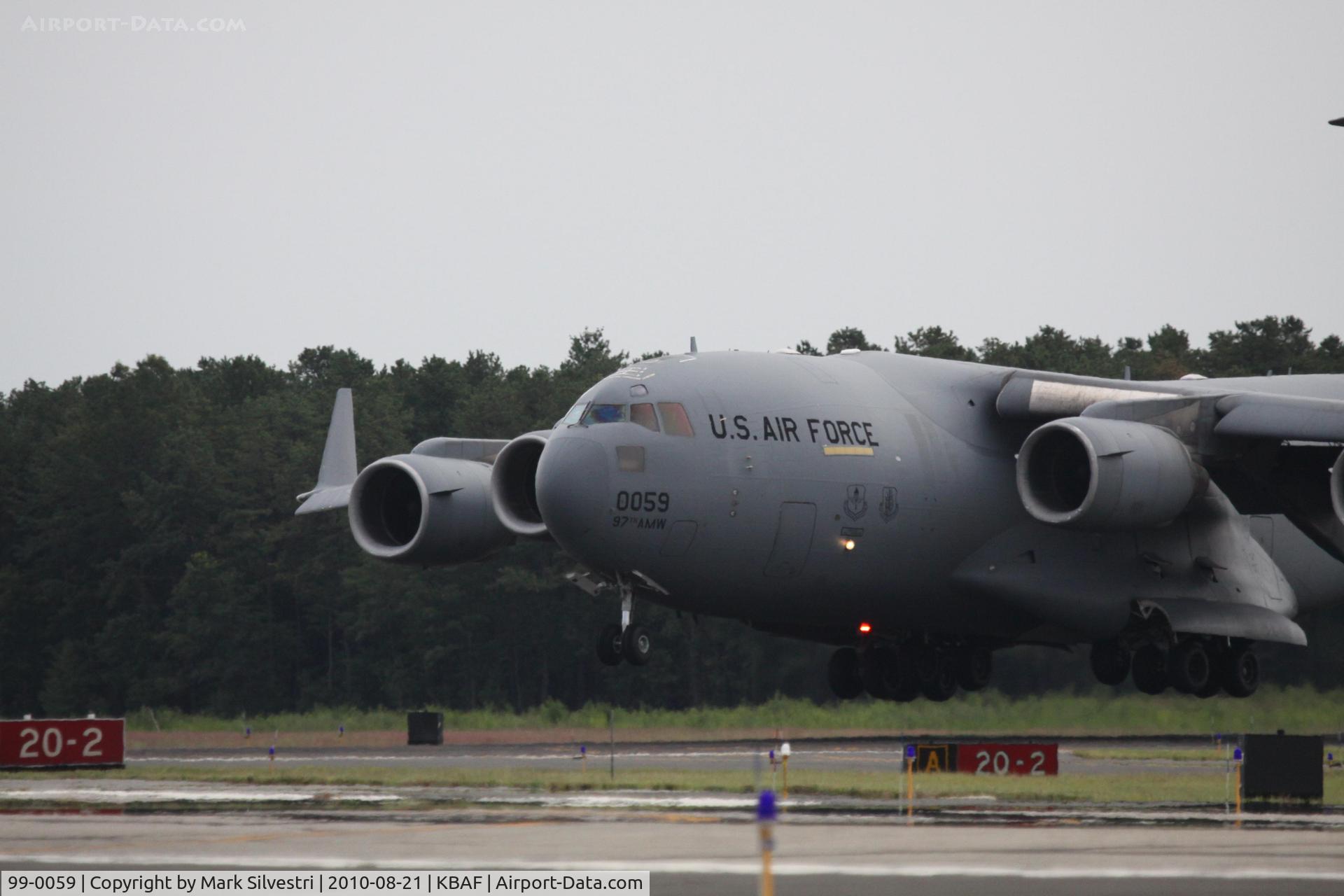 99-0059, 1999 Boeing C-17A Globemaster III C/N 50063/P-59, Barnes Municipal Airport, Westfield, MA 2010