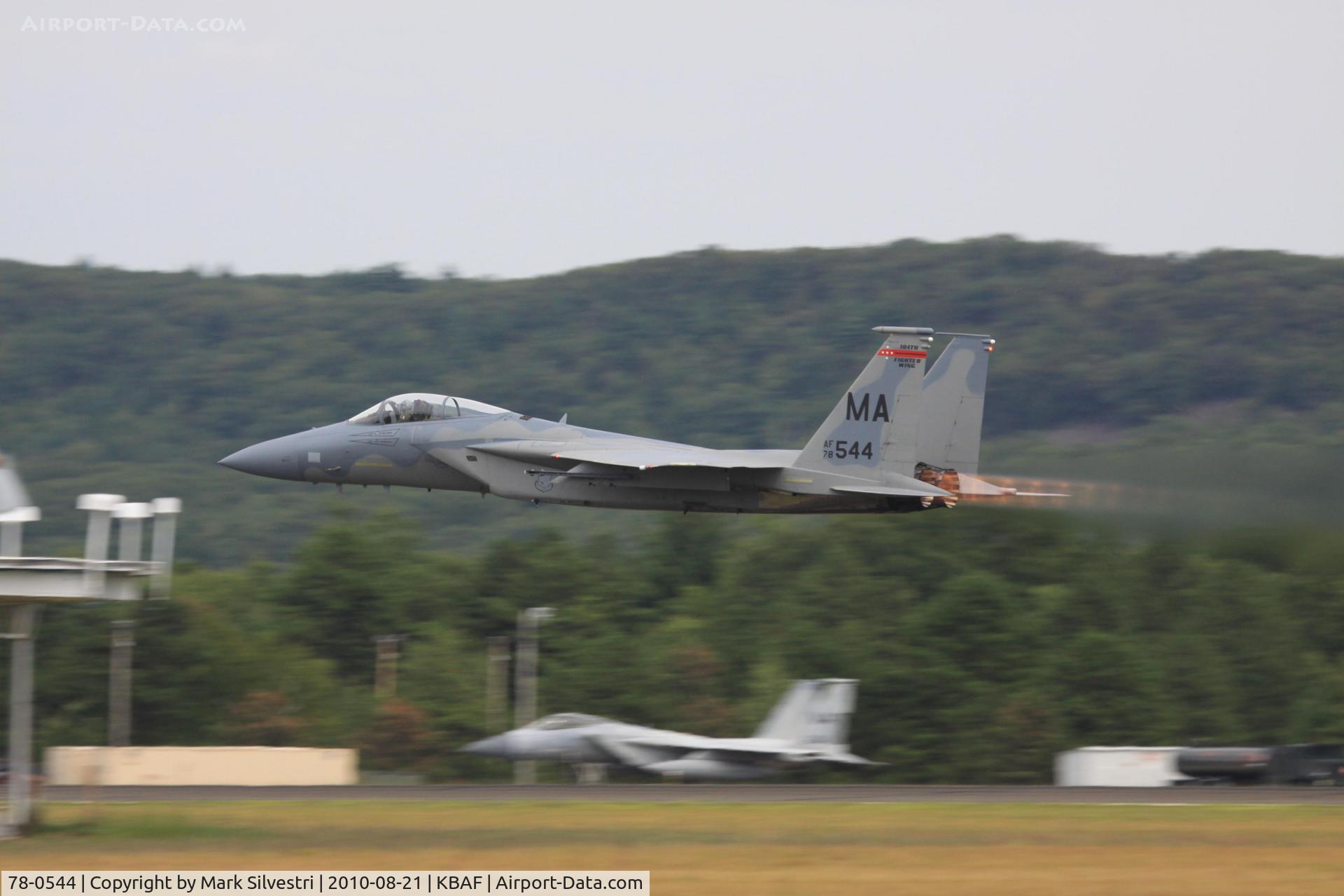 78-0544, McDonnell Douglas F-15C Eagle C/N 0535/C077, Barnes Municipal Airport, Westfield, MA 2010
