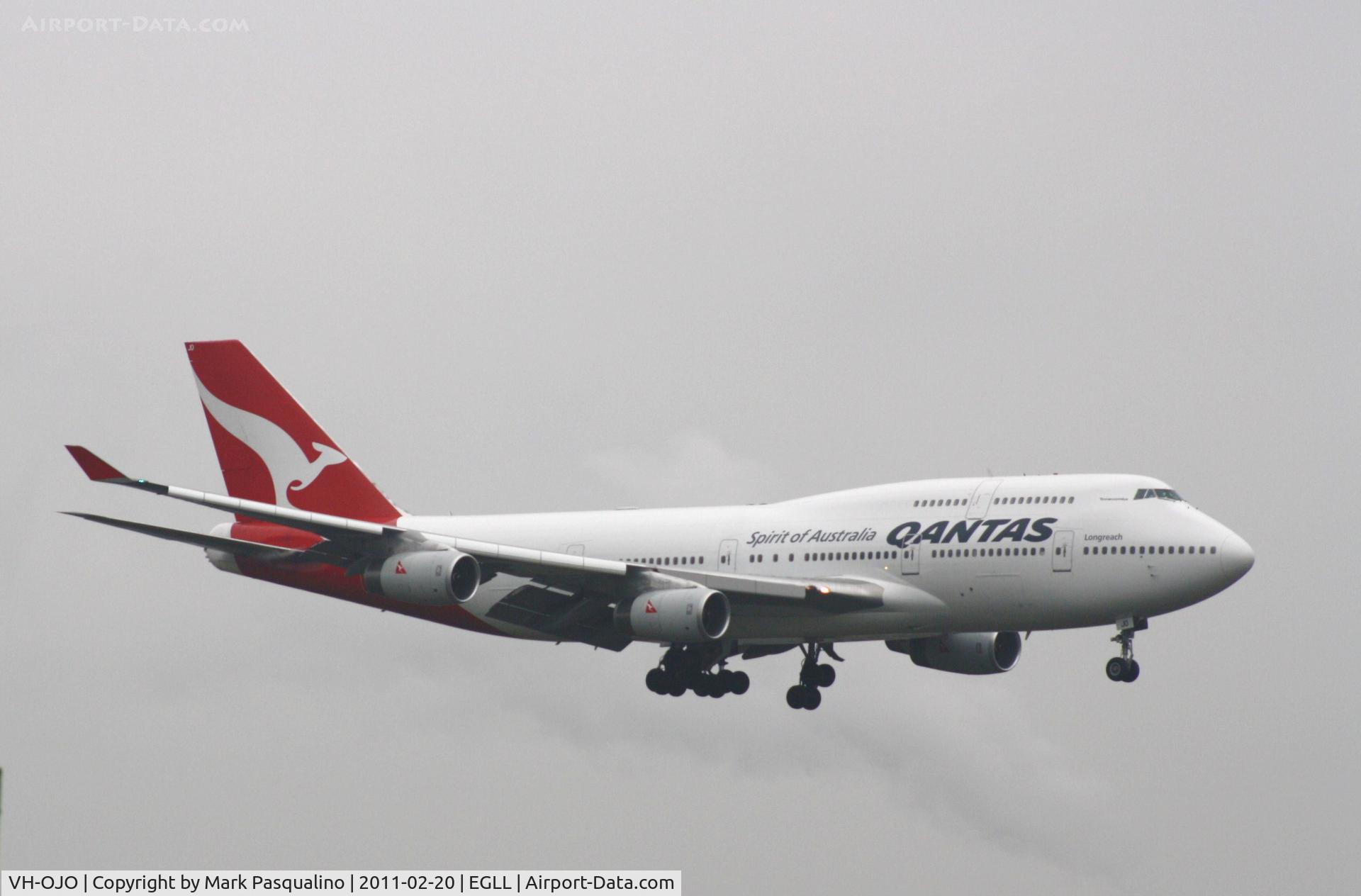 VH-OJO, 1992 Boeing 747-438 C/N 25544, Boeing 747-400