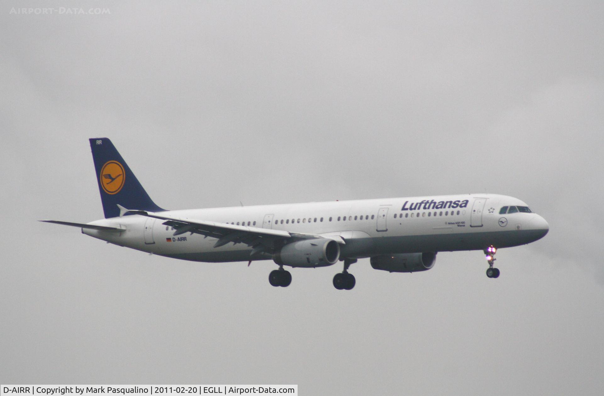 D-AIRR, 1995 Airbus A321-131 C/N 0567, Airbus A321