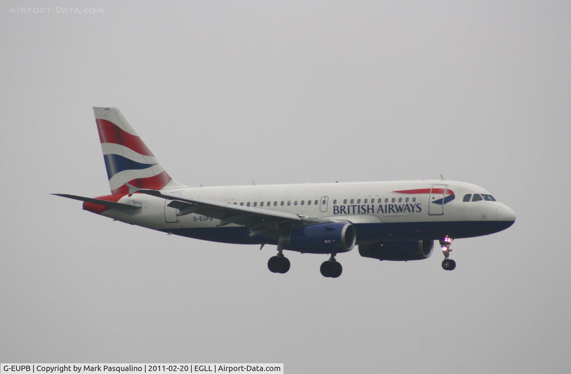 G-EUPB, 1999 Airbus A319-131 C/N 1115, Airbus A319