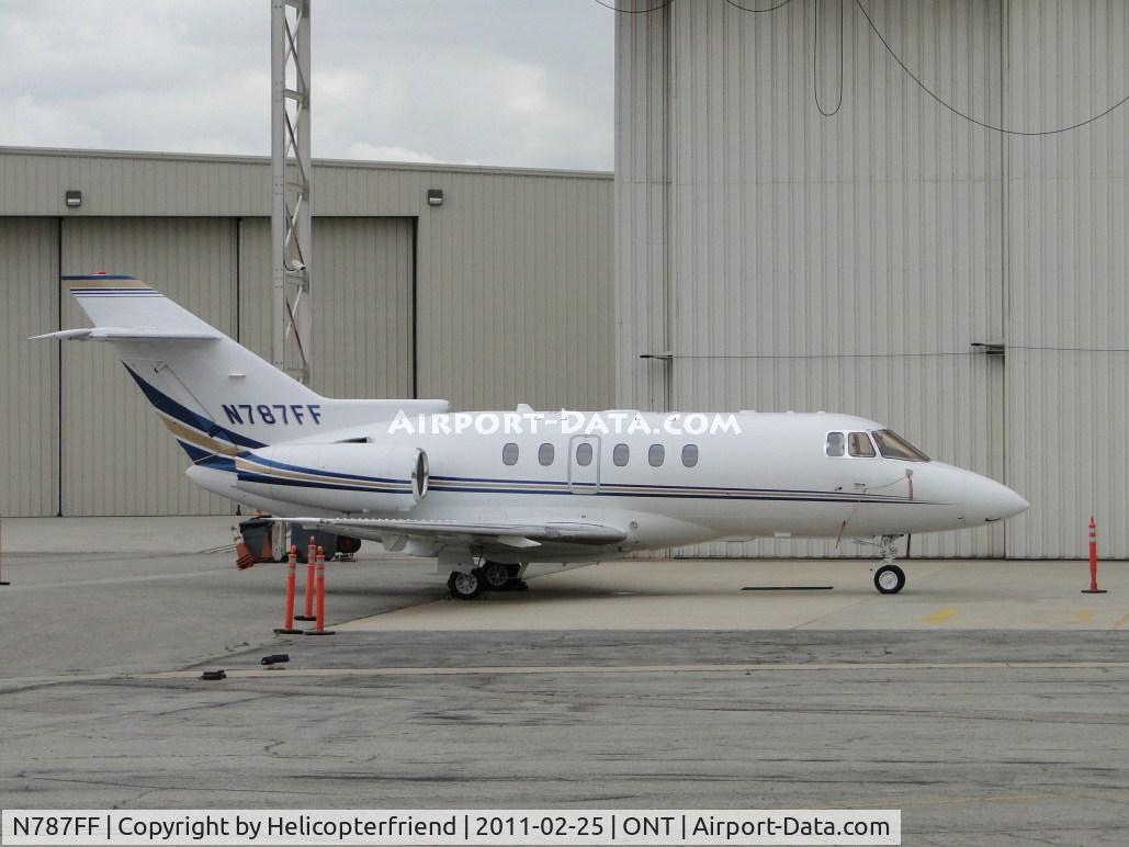 N787FF, 2008 Hawker Beechcraft 750 C/N HB-2, Parked on the southside parking area