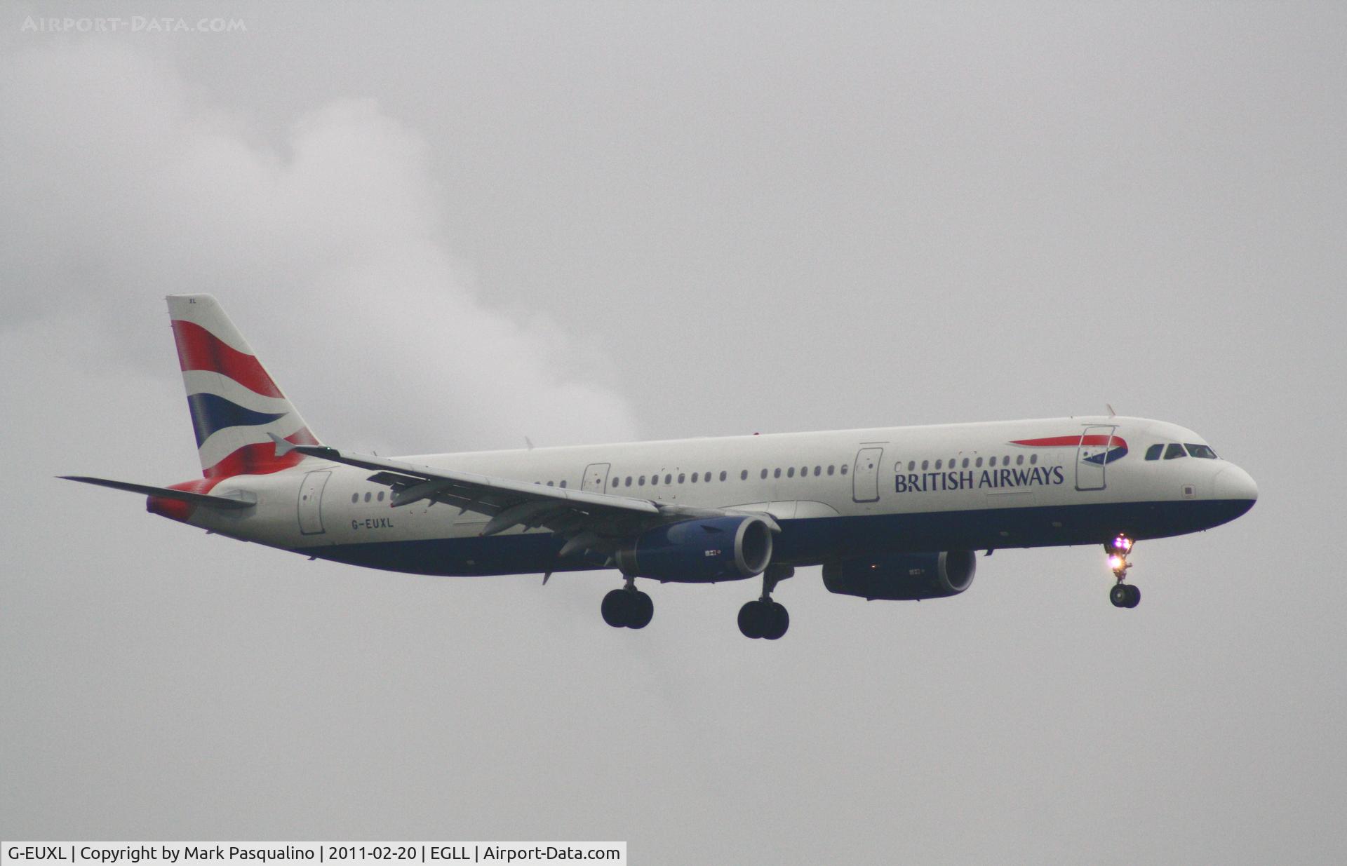 G-EUXL, 2007 Airbus A321-231 C/N 3254, Airbus A321