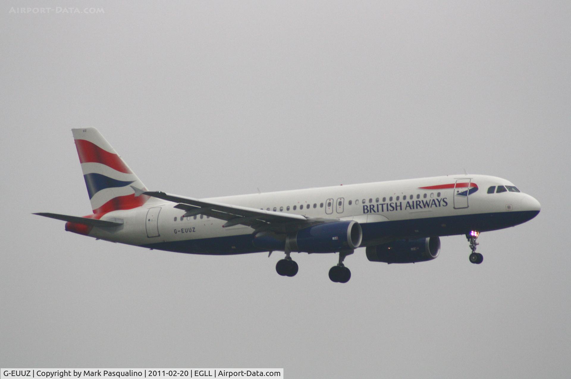 G-EUUZ, 2008 Airbus A320-232 C/N 3649, Airbus A320