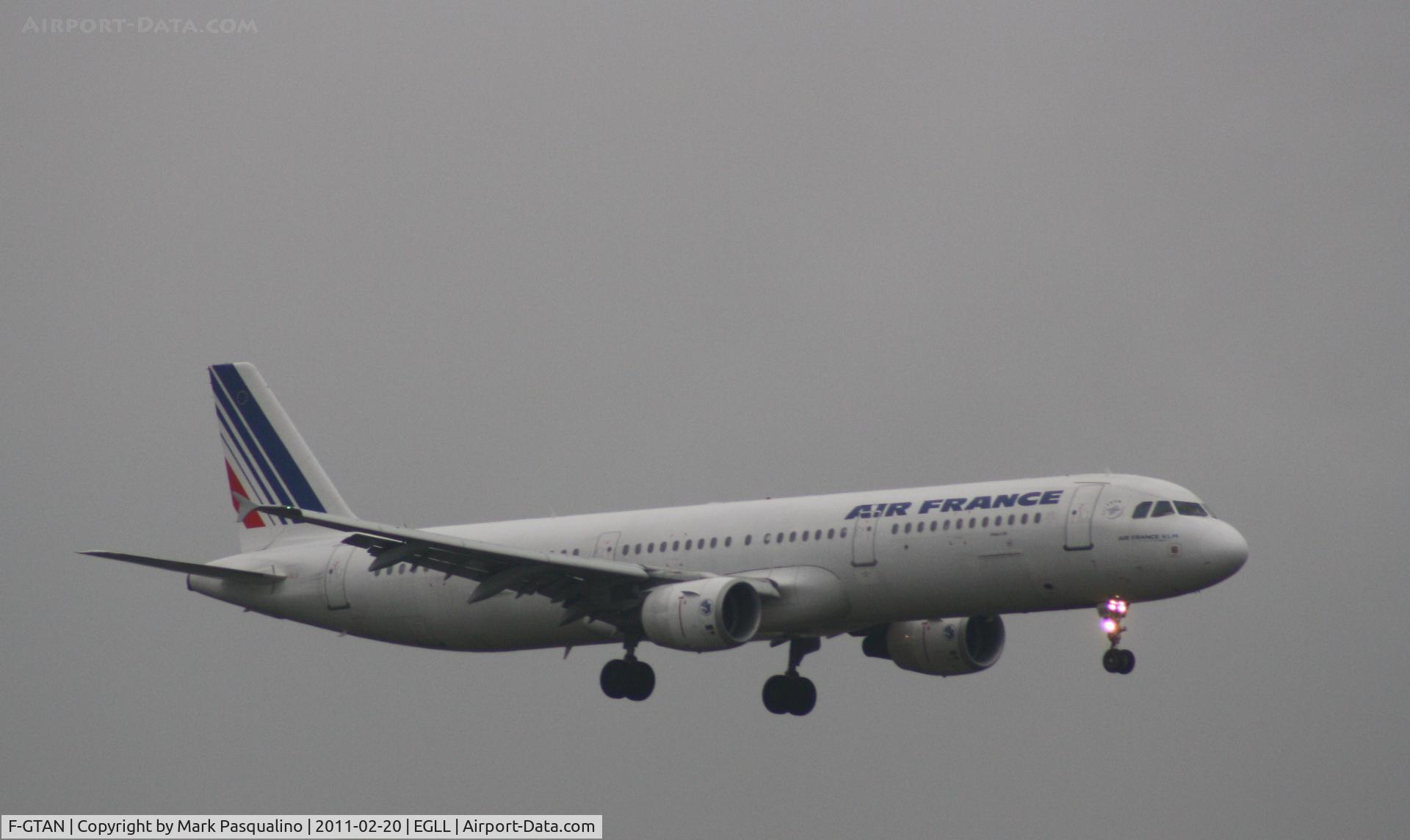 F-GTAN, 2007 Airbus A321-211 C/N 3051, Airbus A321