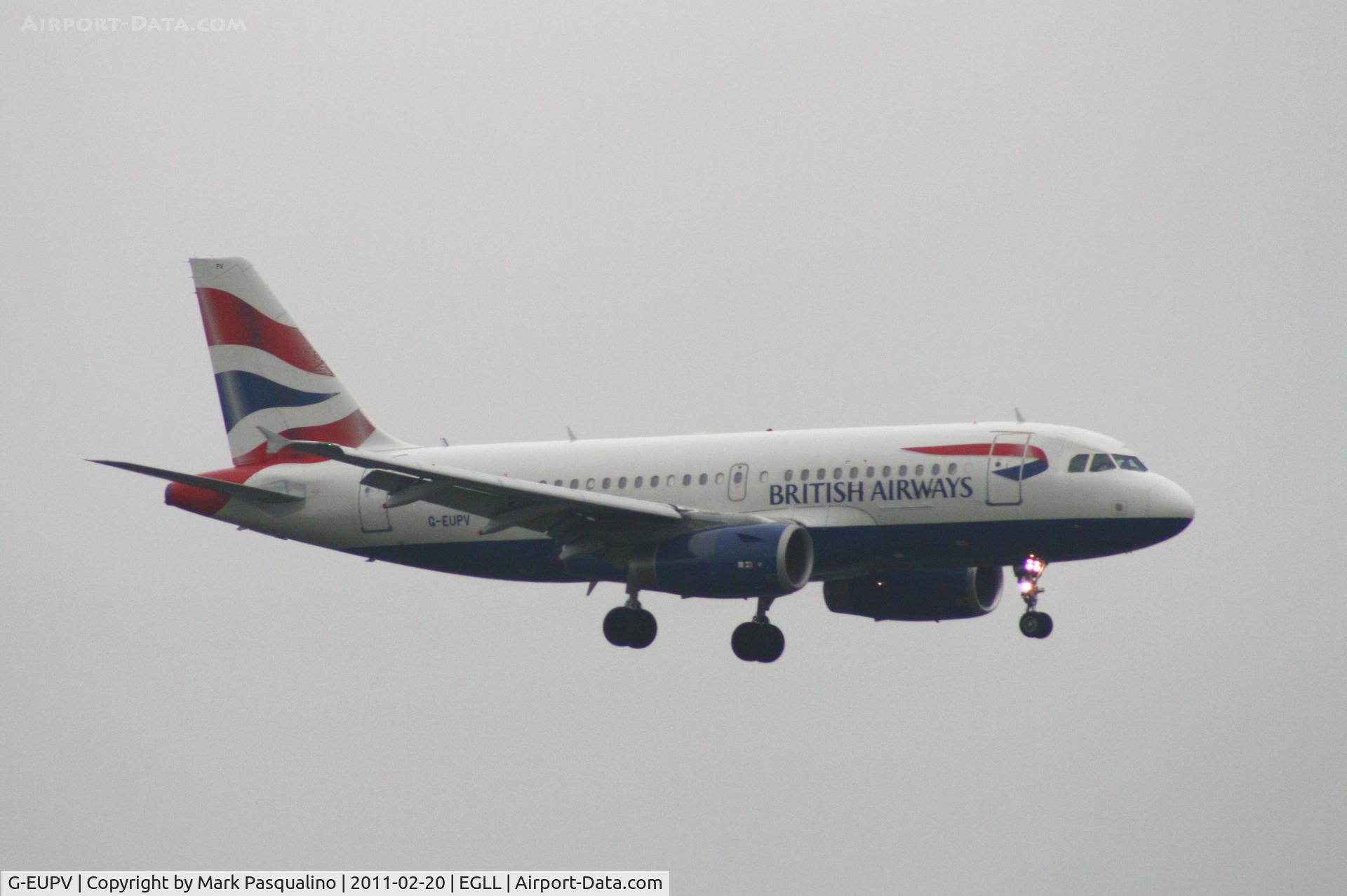 G-EUPV, 2001 Airbus A319-131 C/N 1423, Airbus A319
