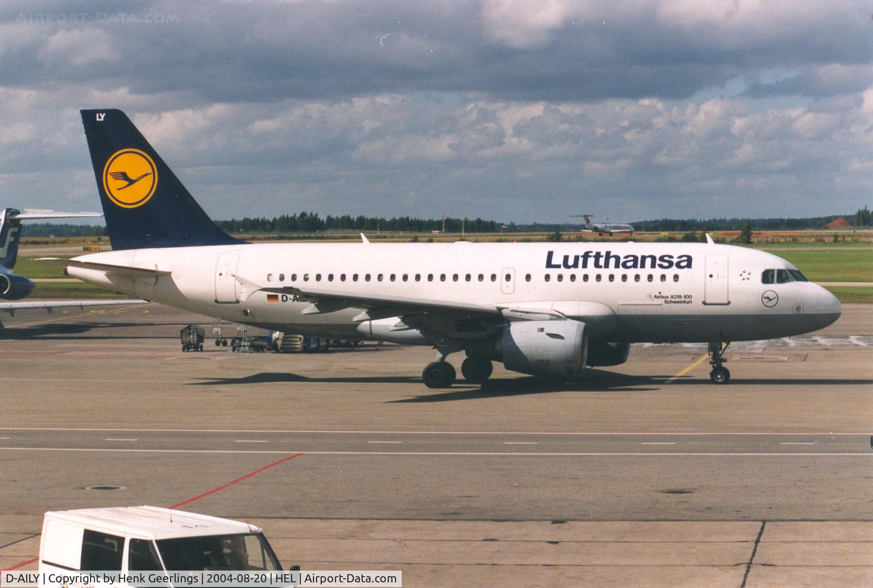 D-AILY, 1998 Airbus A319-114 C/N 875, Lufthansa