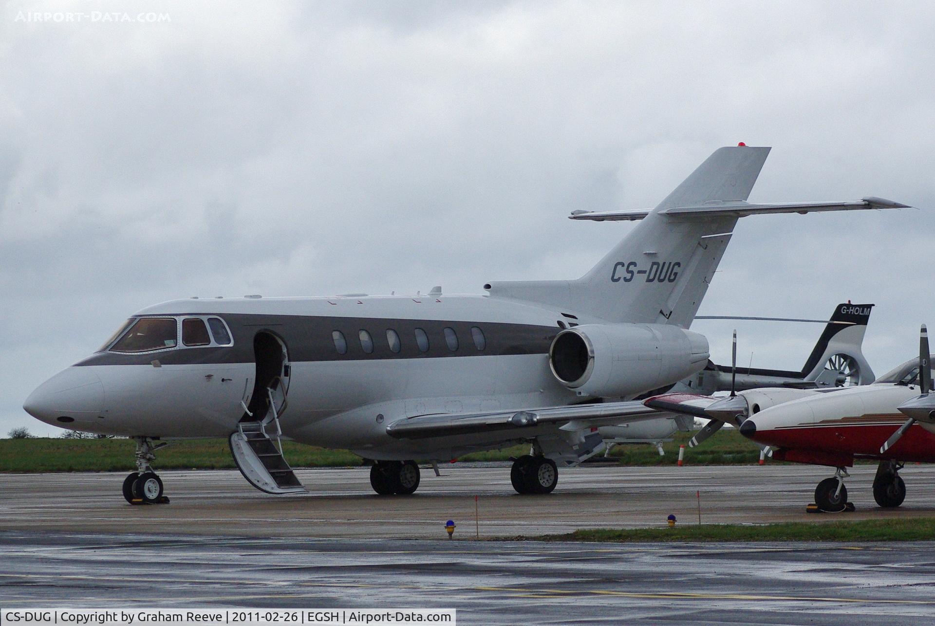 CS-DUG, 2008 Hawker Beechcraft 750 C/N HB-20, Just arrived at Norwich.