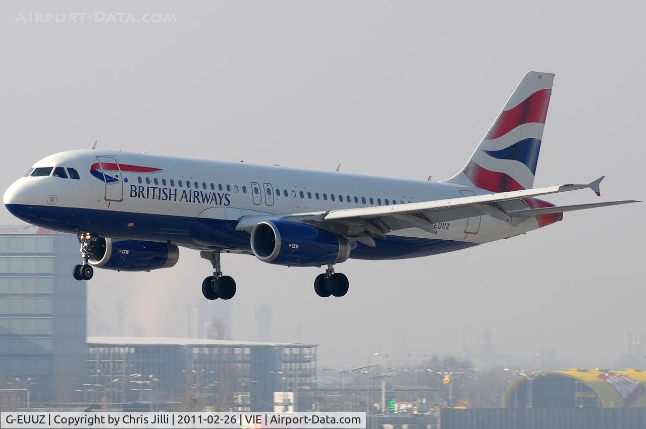 G-EUUZ, 2008 Airbus A320-232 C/N 3649, BAW