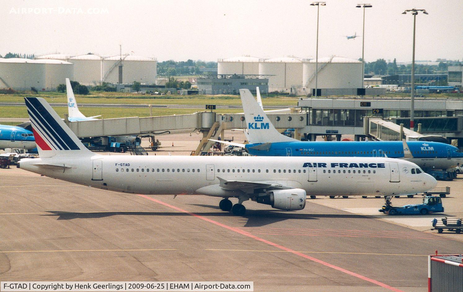 F-GTAD, 1998 Airbus A321-211 C/N 0777, Air France