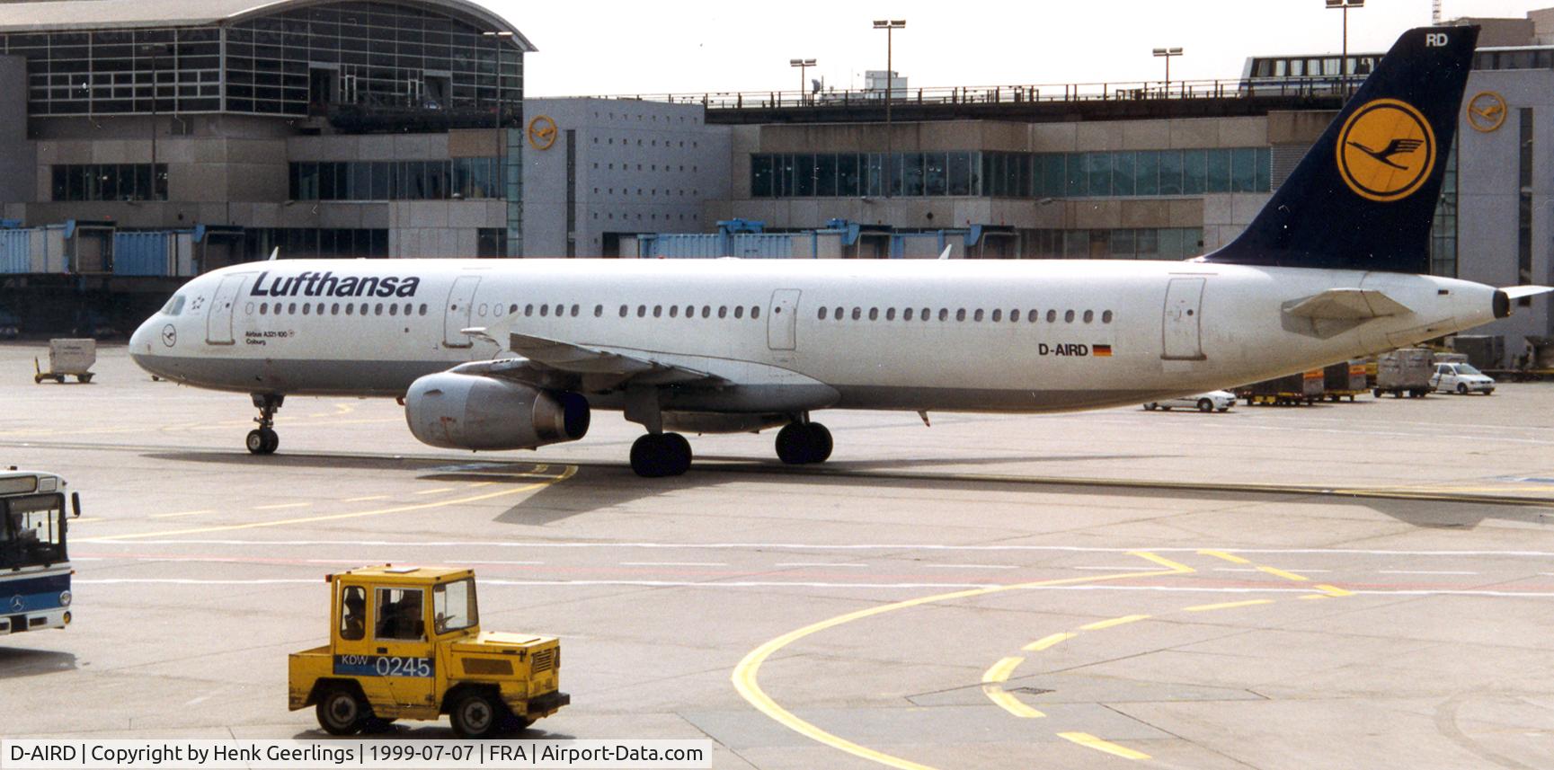 D-AIRD, 1994 Airbus A321-131 C/N 0474, Lufthansa