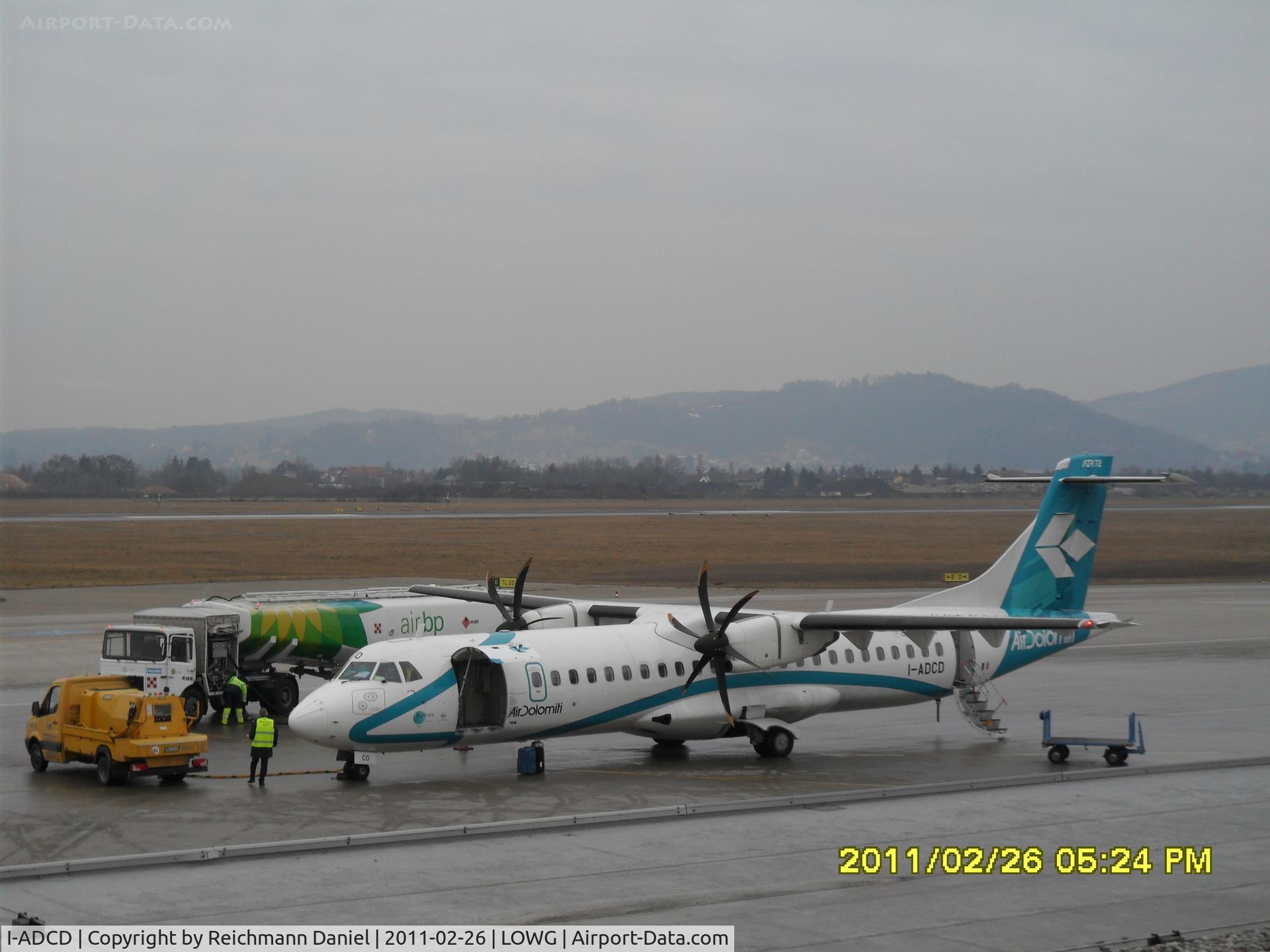 I-ADCD, 2001 ATR 72-212A C/N 664, Preparing for fligh to Munich