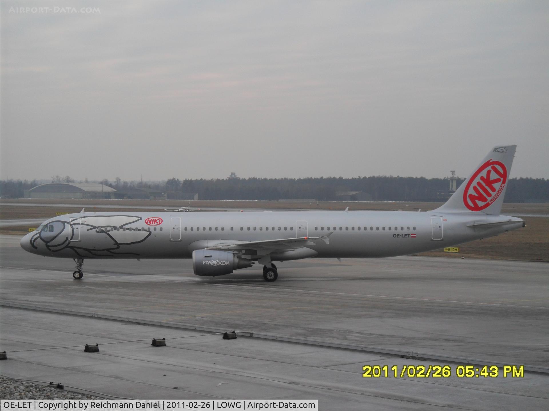 OE-LET, 2009 Airbus A321-211 C/N 3830, Its always a pleasure to see this beauty here in Graz :)