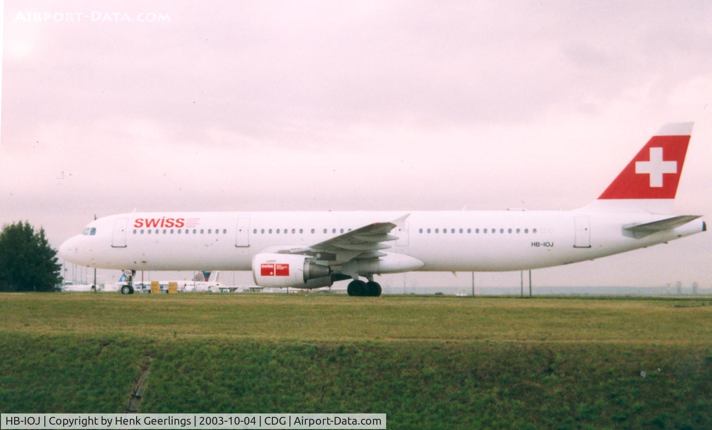 HB-IOJ, 1995 Airbus A321-211 C/N 891, Swiss