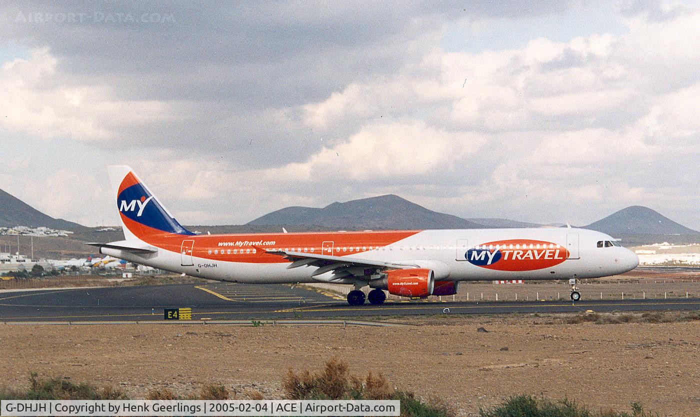 G-DHJH, 2000 Airbus A321-211 C/N 1238, My Travel , departure from Lanzarote